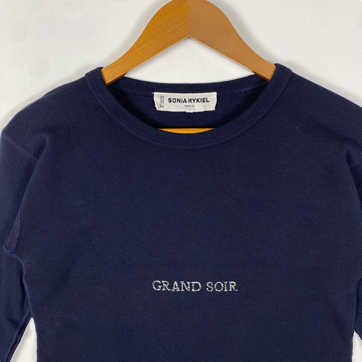 Sonia Rykiel SONIA RYKIEL Grand Soir Swarovski Women Longsleeve Tops Tee Size XS / US 0-2 / IT 36-38 - 2 Thumbnail