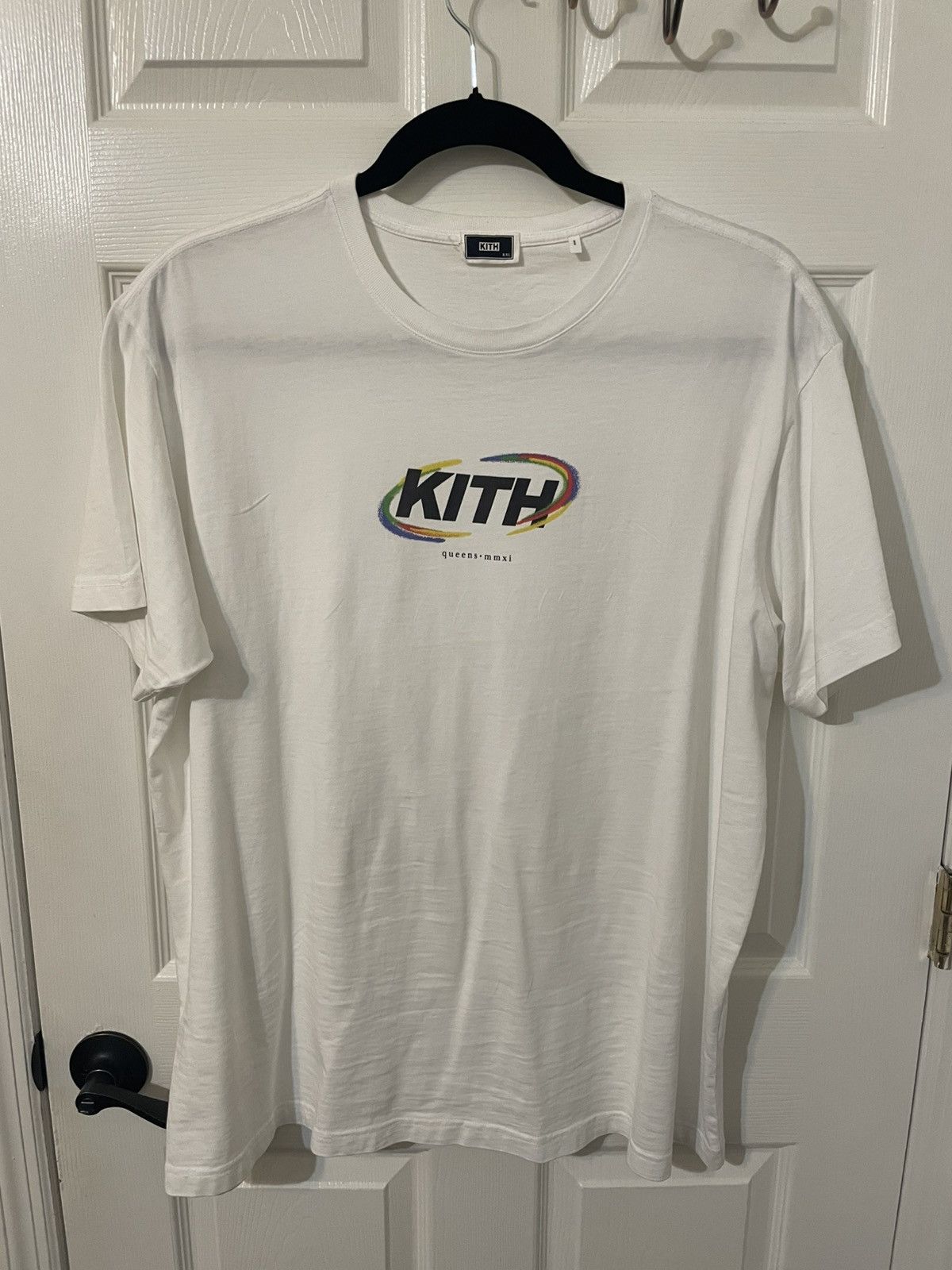 Kith Seoul Spiral Vintage Tee White M（Kith Spiral Vintage
