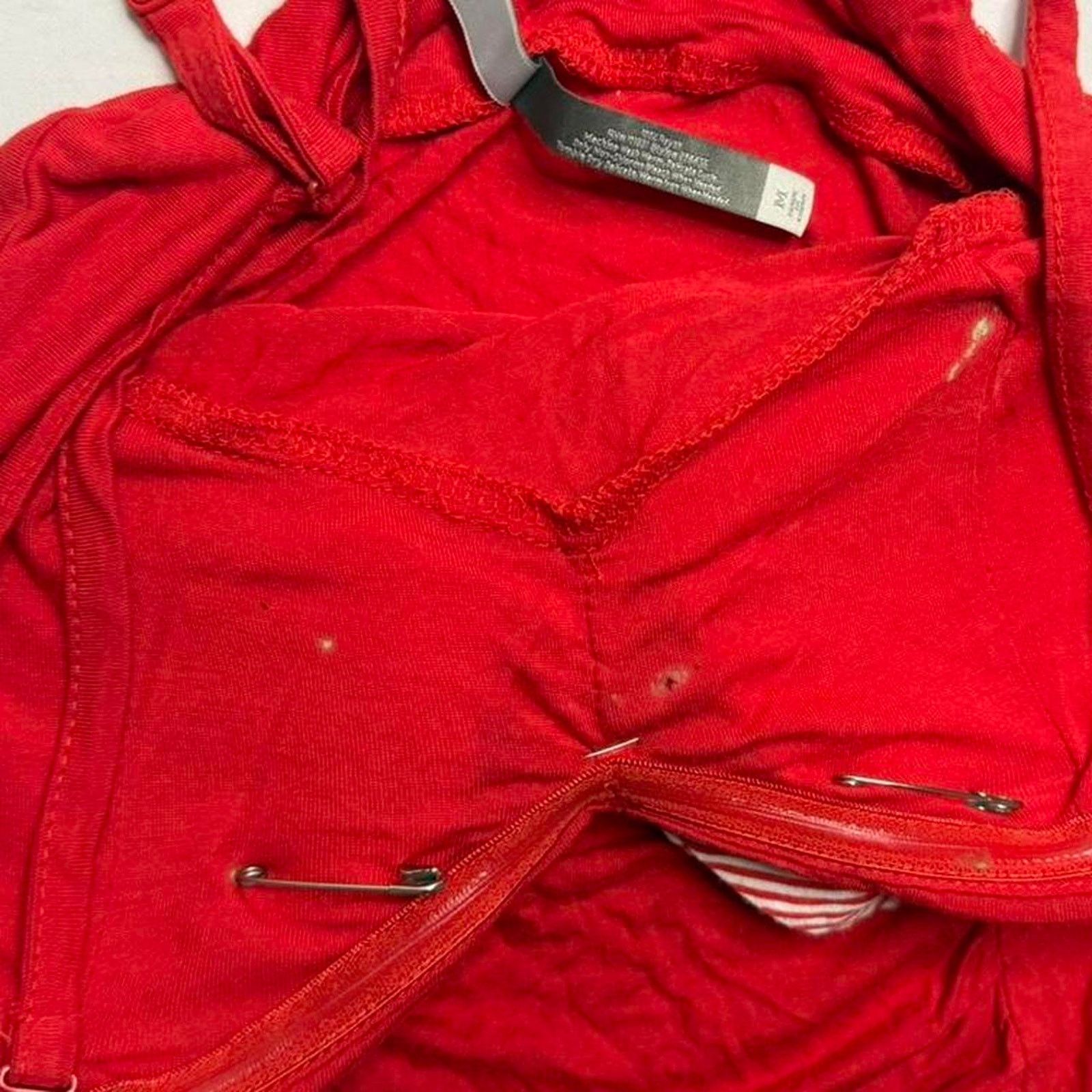 Other Charlotte Russe Y2K Cherry Red Fitted Tank Bow Detail Size M Size M / US 6-8 / IT 42-44 - 8 Thumbnail