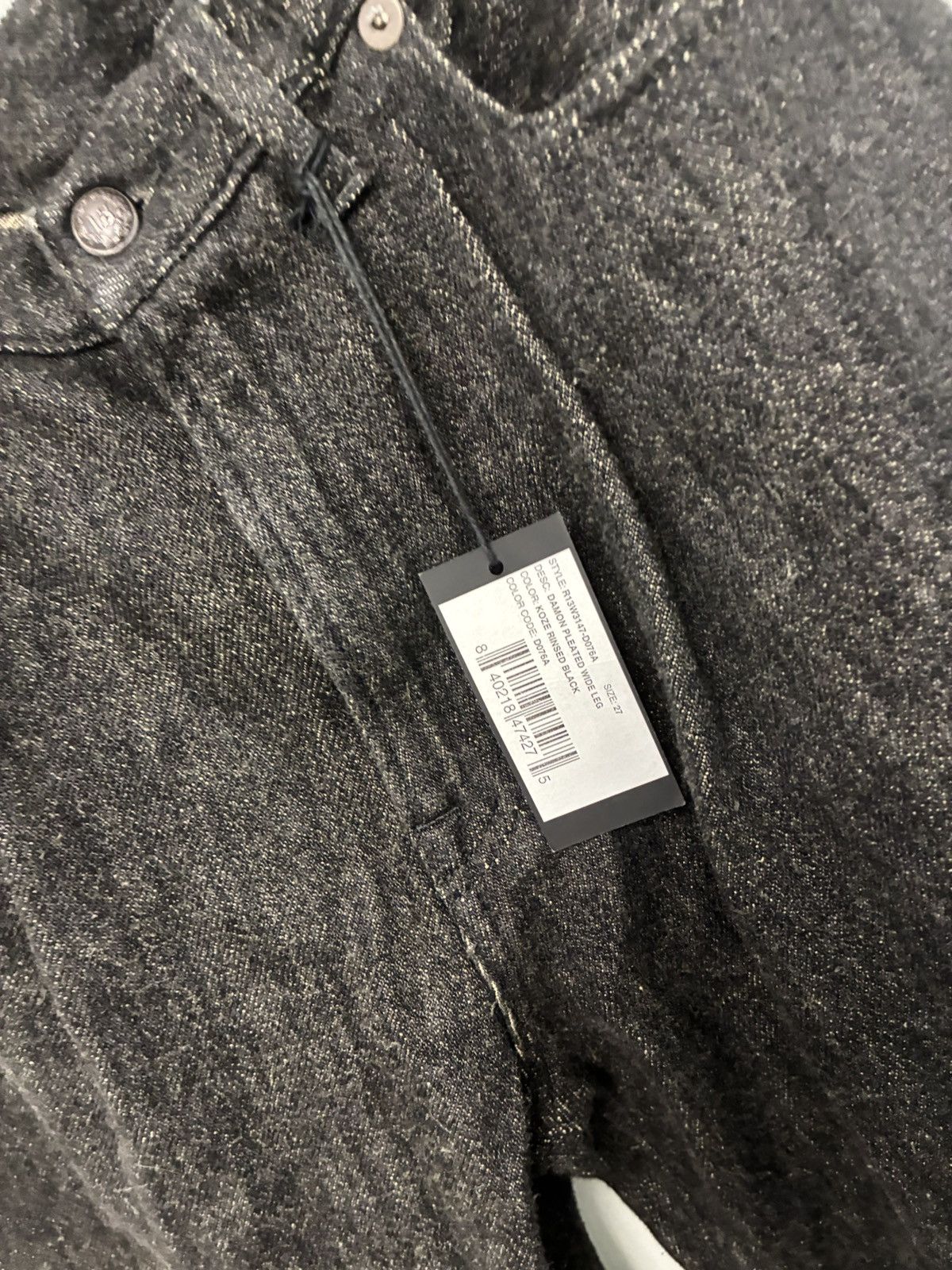 R13 R13 Damon Pleated Jean size 27 Size 27" / US 4 / IT 40 - 4 Thumbnail