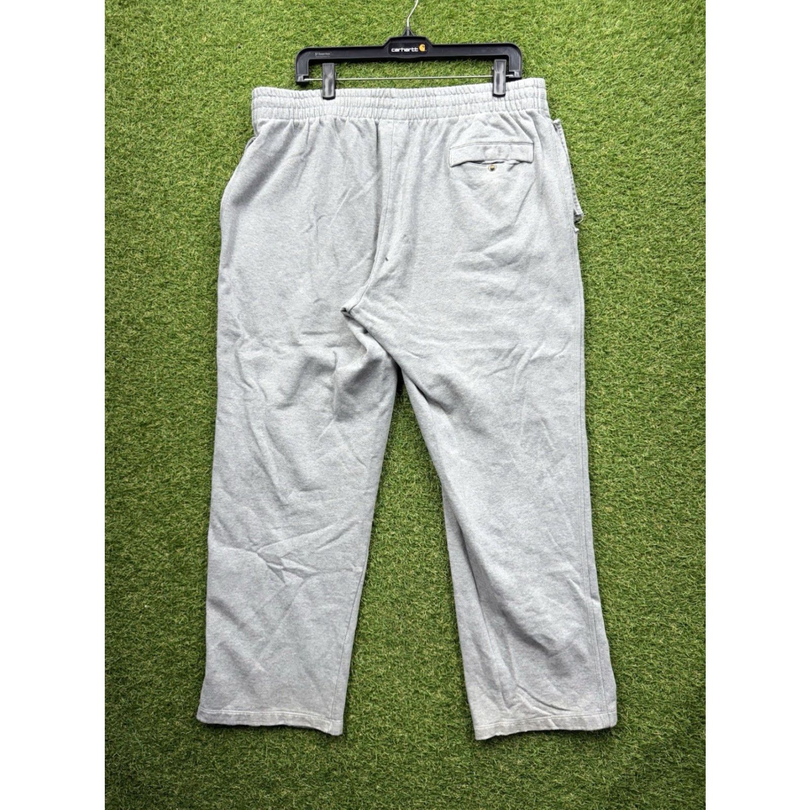 Nike Nike Sweatpants University Of Miami Mens L Gray Wide Leg Sports Lounge Size US 33 - 2 Thumbnail