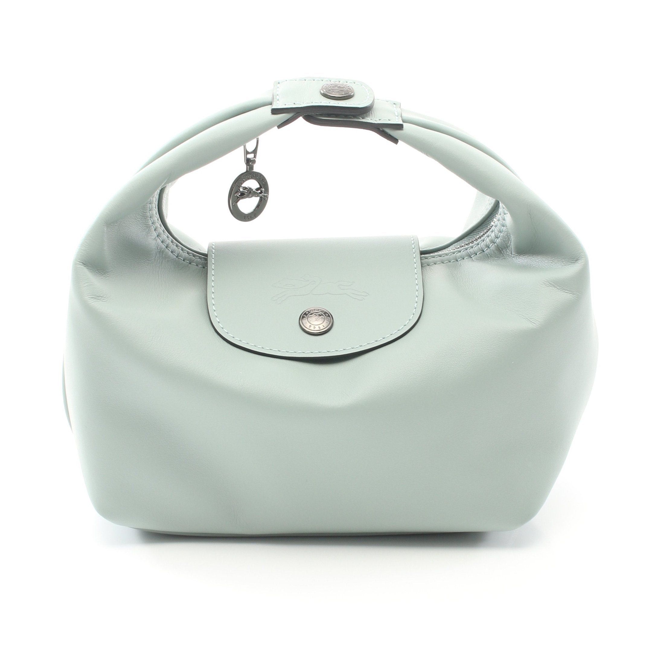 Longchamp Longchamp Le Preage Extra Xs Top Handle Bag Handbag Leather Light Green Size ONE SIZE - 1 Thumbnail