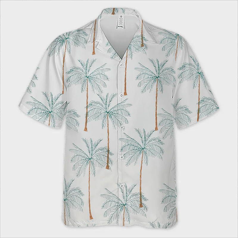 The Unbranded Brand Simon Printed Cotton Shirt | Subtle Prints, Structured Ease Size US S / EU 44-46 / 1 - 2 Thumbnail