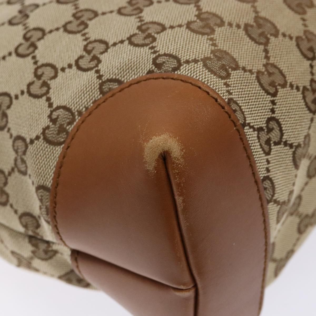 Gucci GUCCI GG Canvas Shoulder Bag Beige Silver Size ONE SIZE - 11 Thumbnail