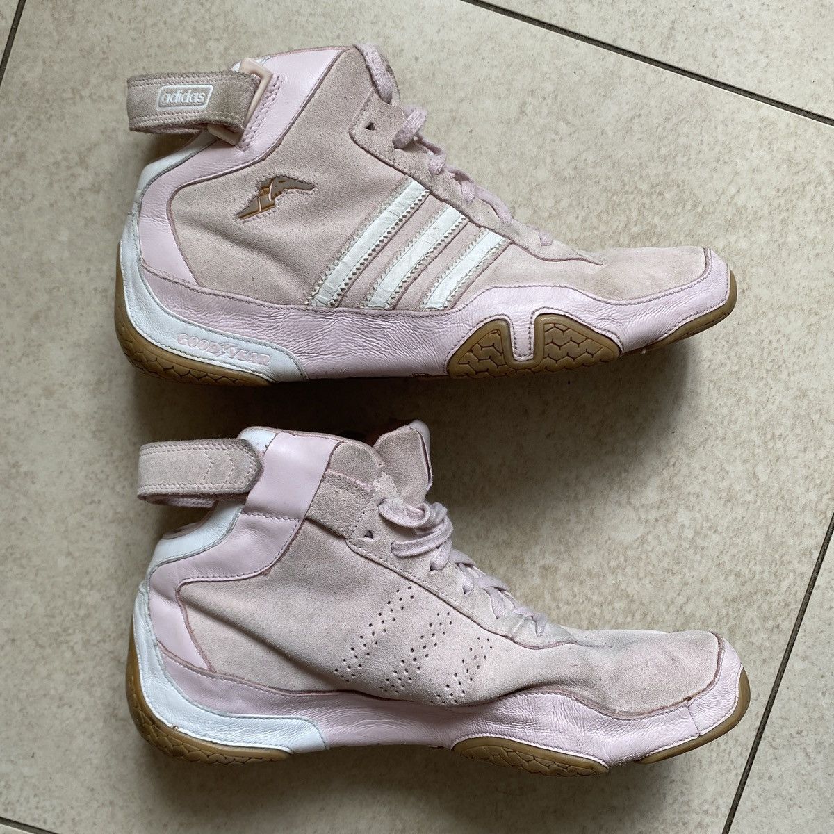 Adidas vintage y2k 00s Adidas Team Good Year Racing Suede Sneakers Size US 7 / IT 37 - 2 Thumbnail