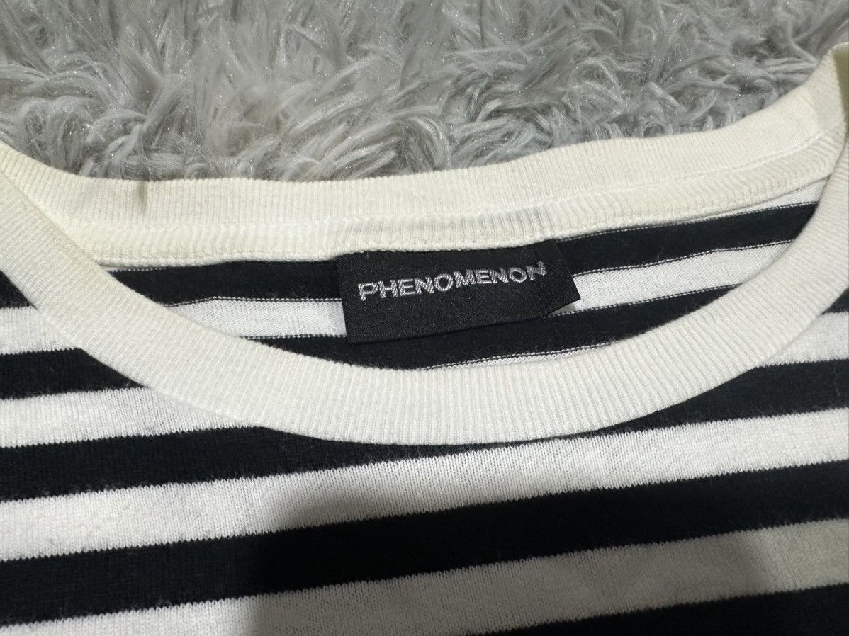 PHENOMENON 🔥Ss14 Phenomenon Experimental Border Striped Shirt Size US L / EU 52-54 / 3 - 4 Thumbnail