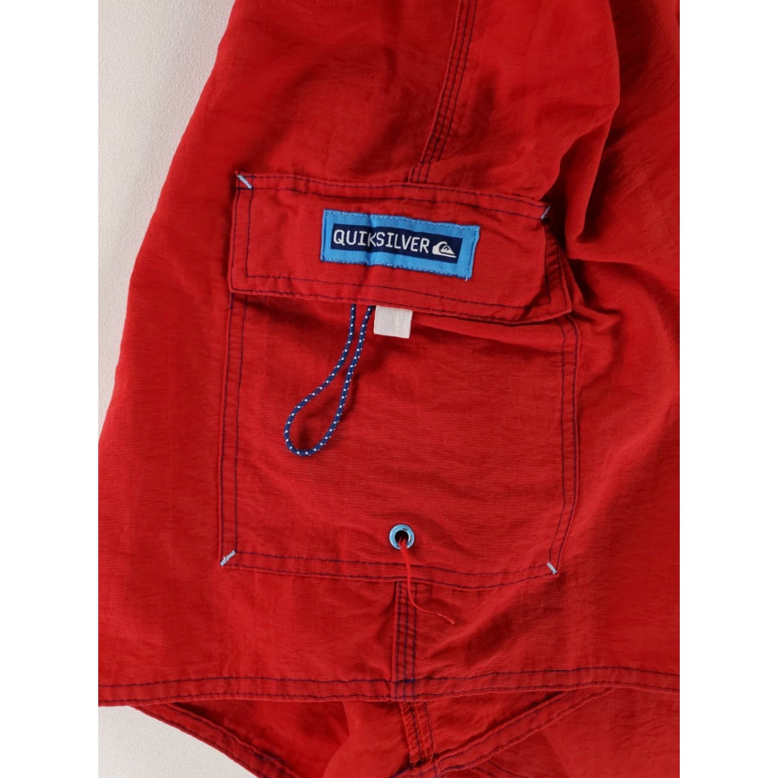 Quiksilver VINTAGE Quiksilver Board Mens 38 Red 90s Queen? Size US 38 / EU 54 - 3 Thumbnail