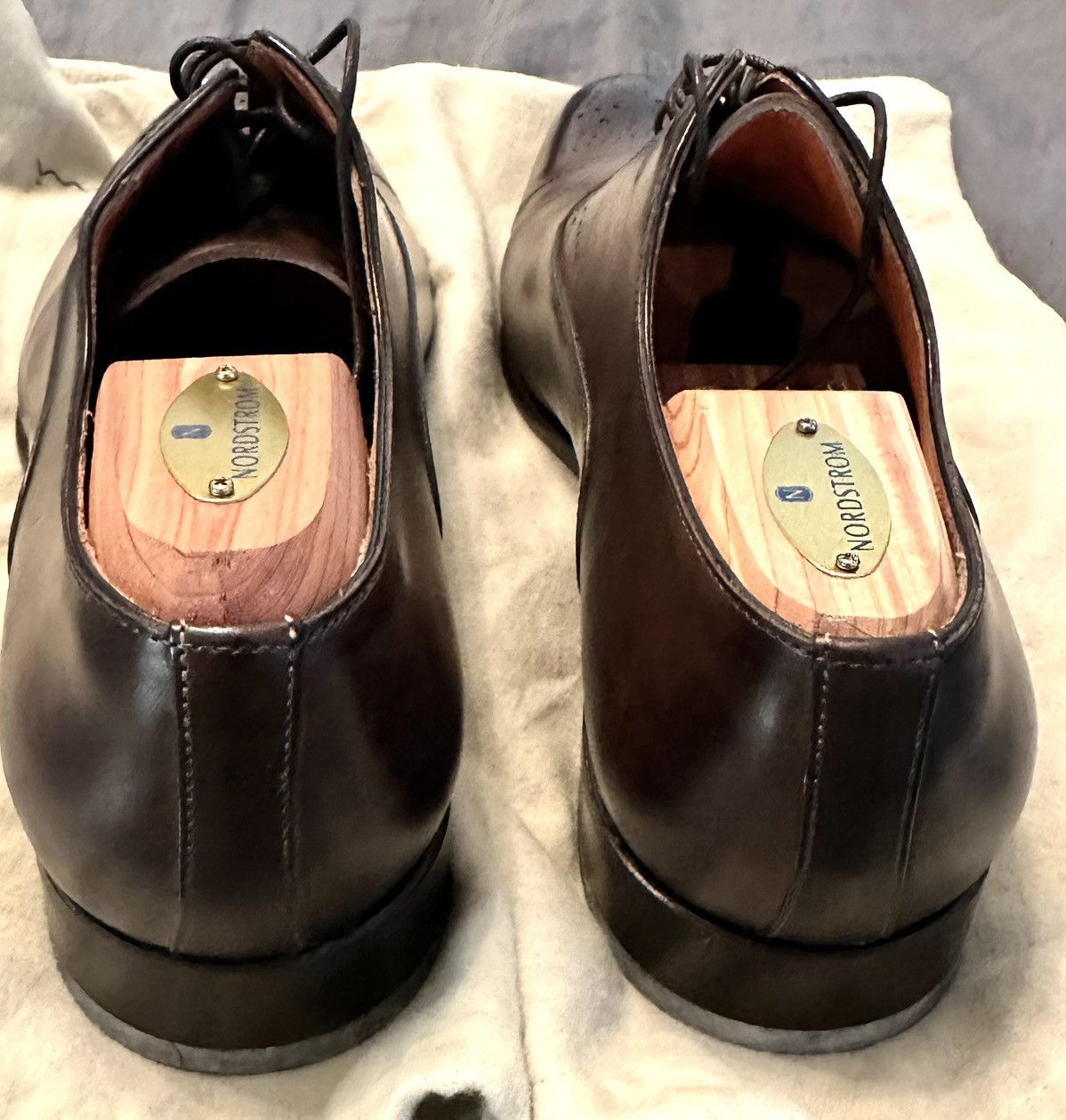Santoni Santoni Oxfords – Dark Brown – Size EU 44.5 (US 10.5) Size US 10.5 / EU 43-44 - 7 Thumbnail