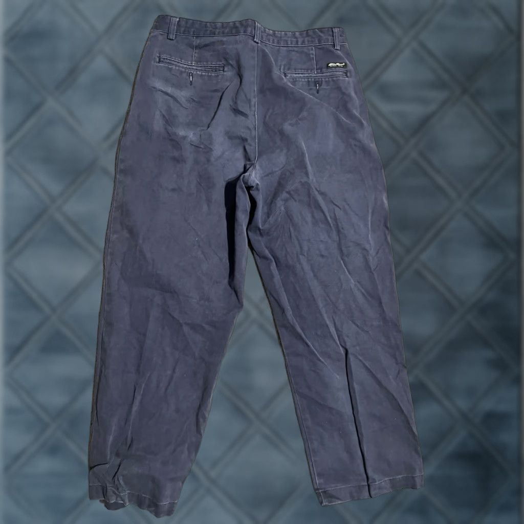 Eddie Bauer Eddie Bauer Pants Men's Navy Pleated Relaxed Fit 36x30 Chino Straight Logo Belt Loops Casual Modern Outdoor 36 Mens Size US 36 / EU 52 - 1 Thumbnail