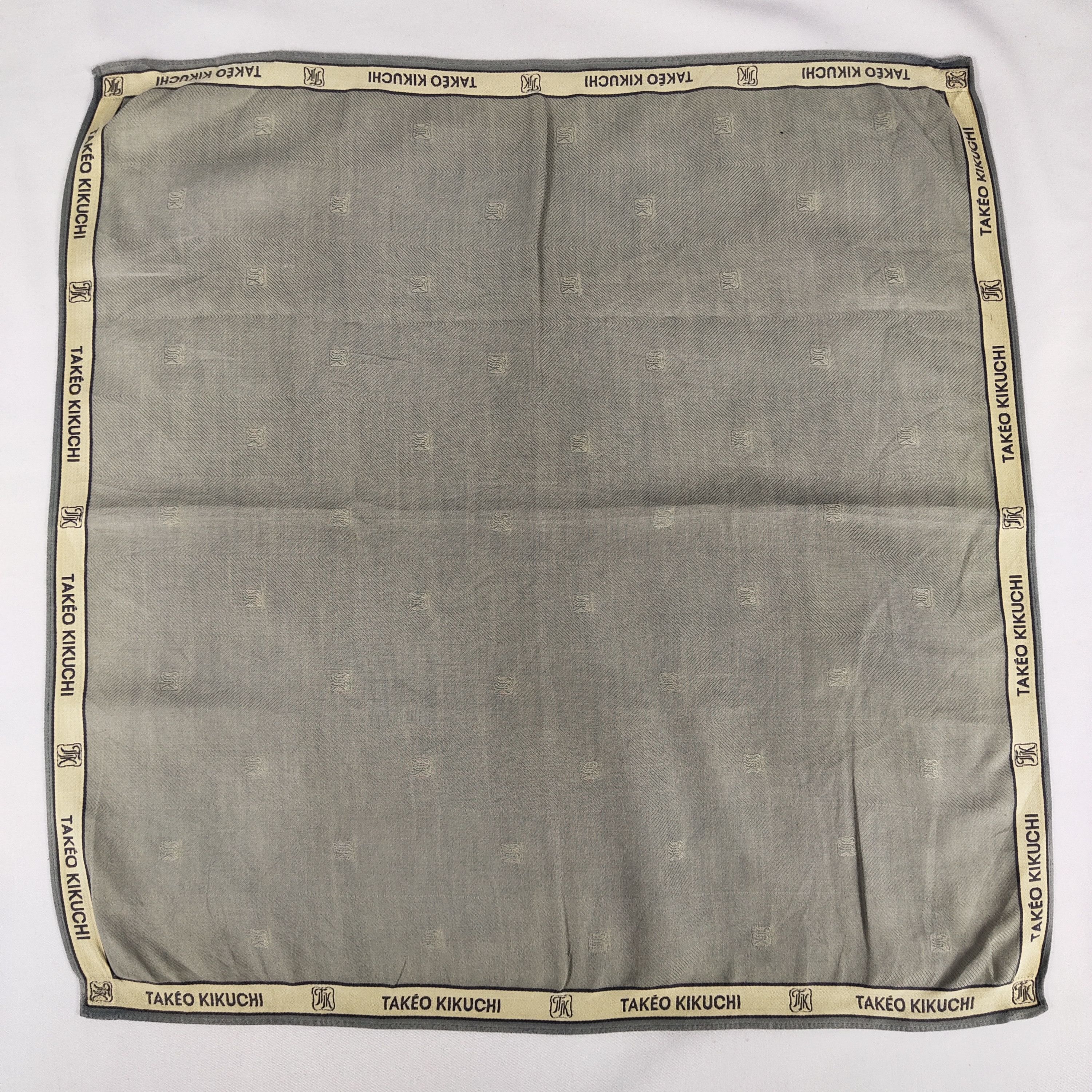 Takeo Kikuchi × Vintage Takeo Kikuchi Handkerchief / Neckerchief / Bandana FZ051 Size ONE SIZE - 3 Thumbnail