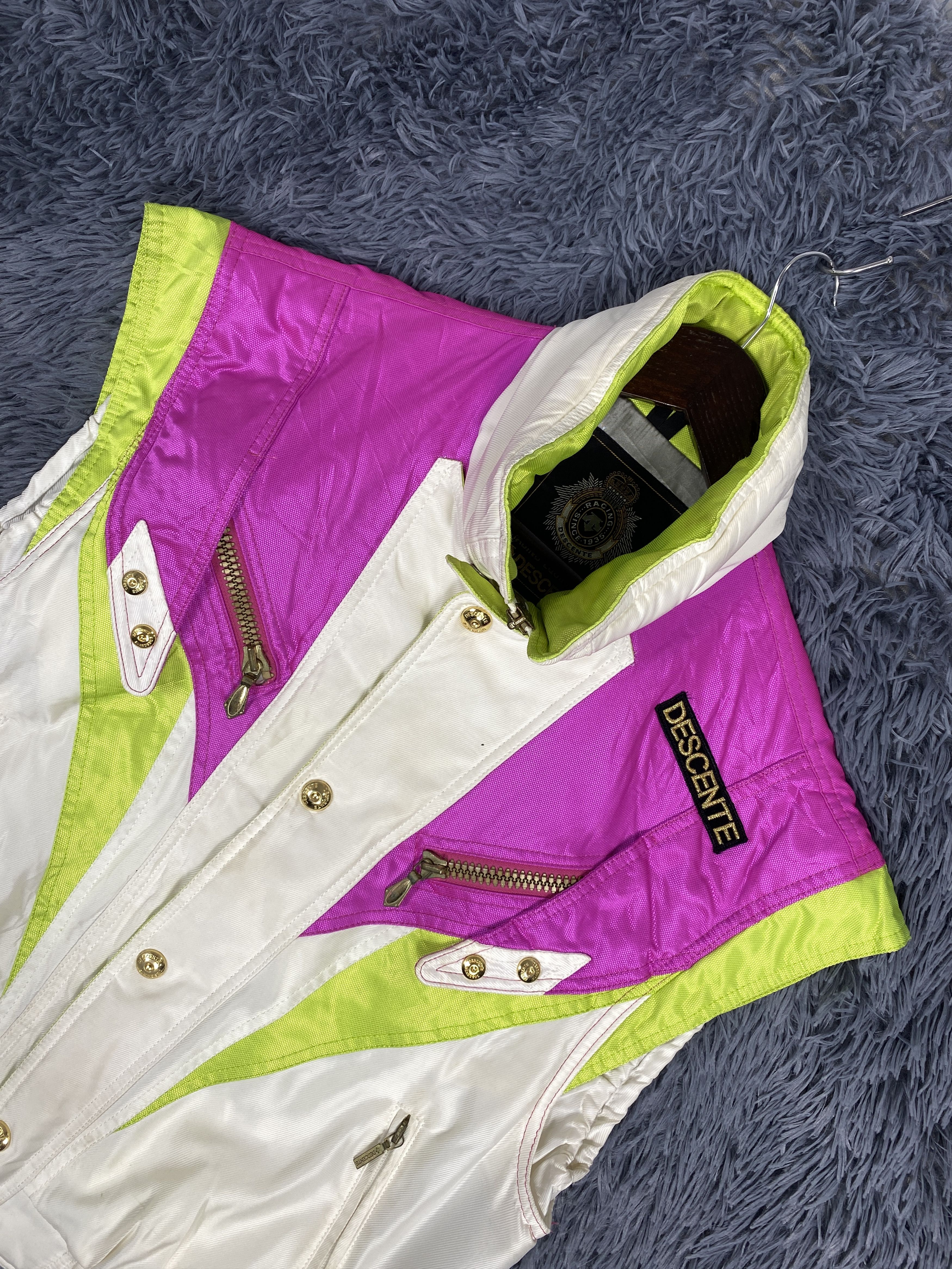 Descente Vintage Descente Multi Pocket Ski Vests Size US L / EU 52-54 / 3 - 2 Thumbnail