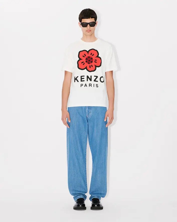 Kenzo o1s22i1n0125 Boke Flower Printed T-Shirt in White Size US L / EU 52-54 / 3 - 5 Thumbnail