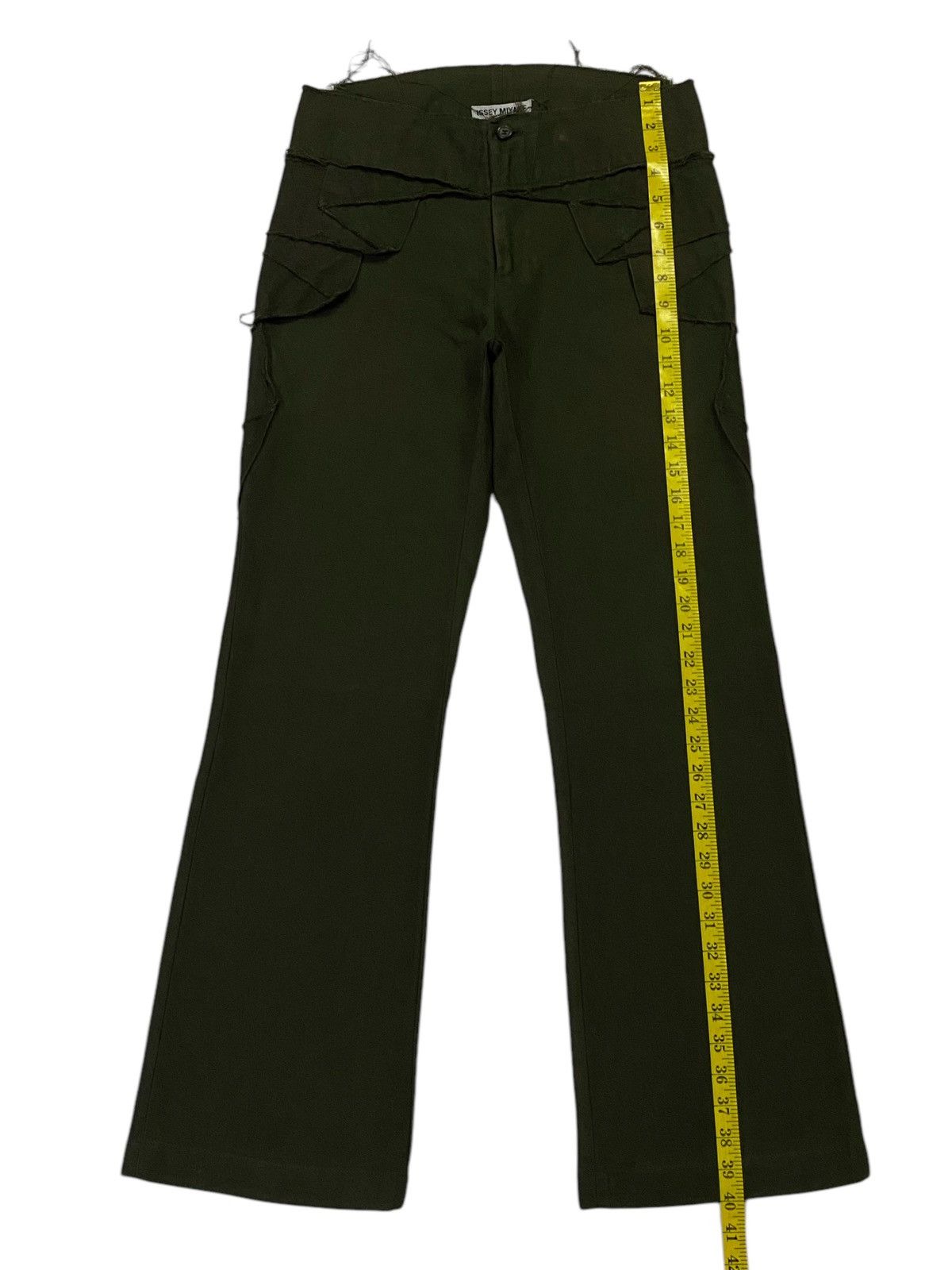 Issey Miyake Issey Miyake 2002 Flod Waist Bootcut Trousers Pants Size US 30 / EU 46 - 6 Thumbnail
