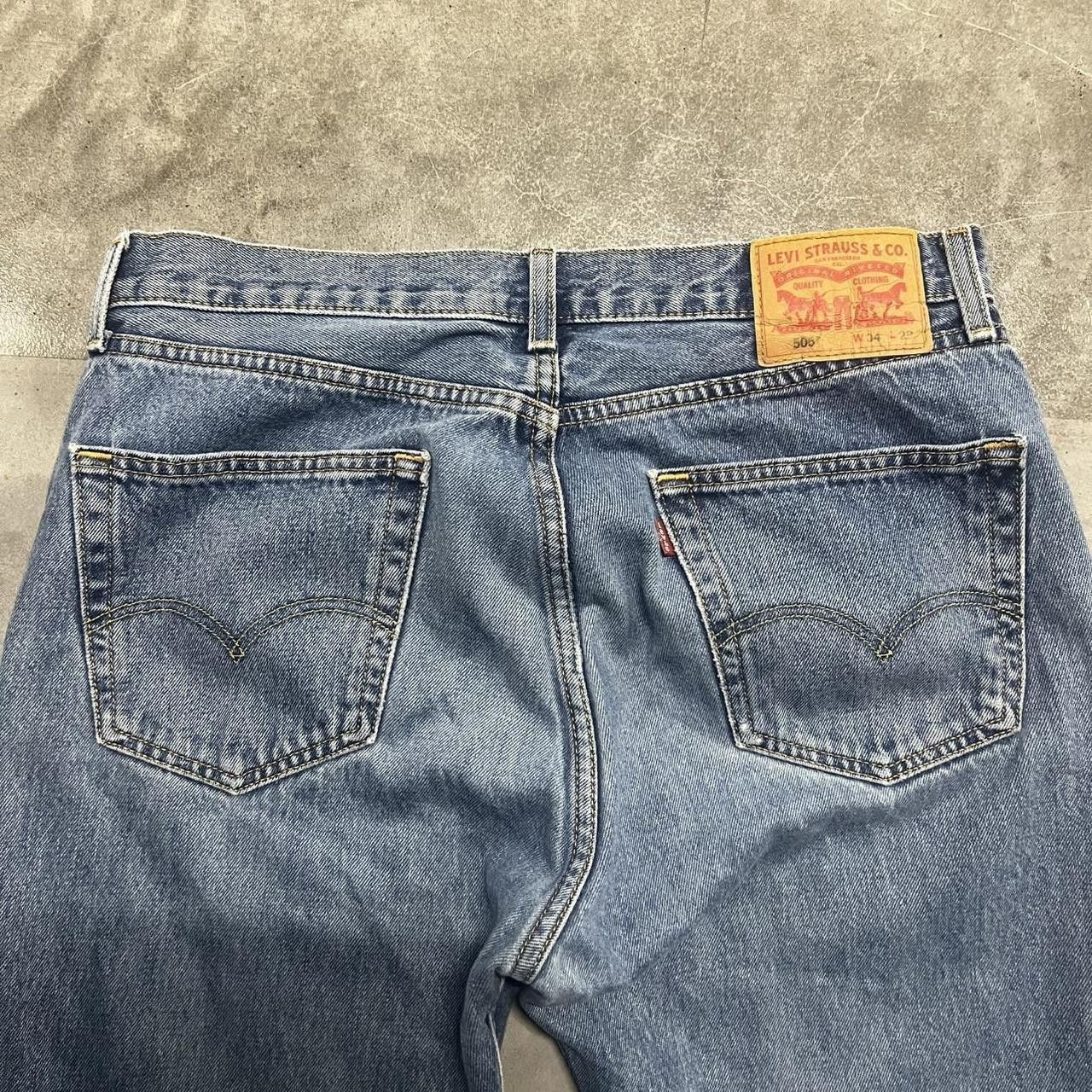 Levi's Vintage Y2K/2000s Levis Grunge Essential Medium Wash Denim Jeans! Size US 34 / EU 50 - 7 Thumbnail