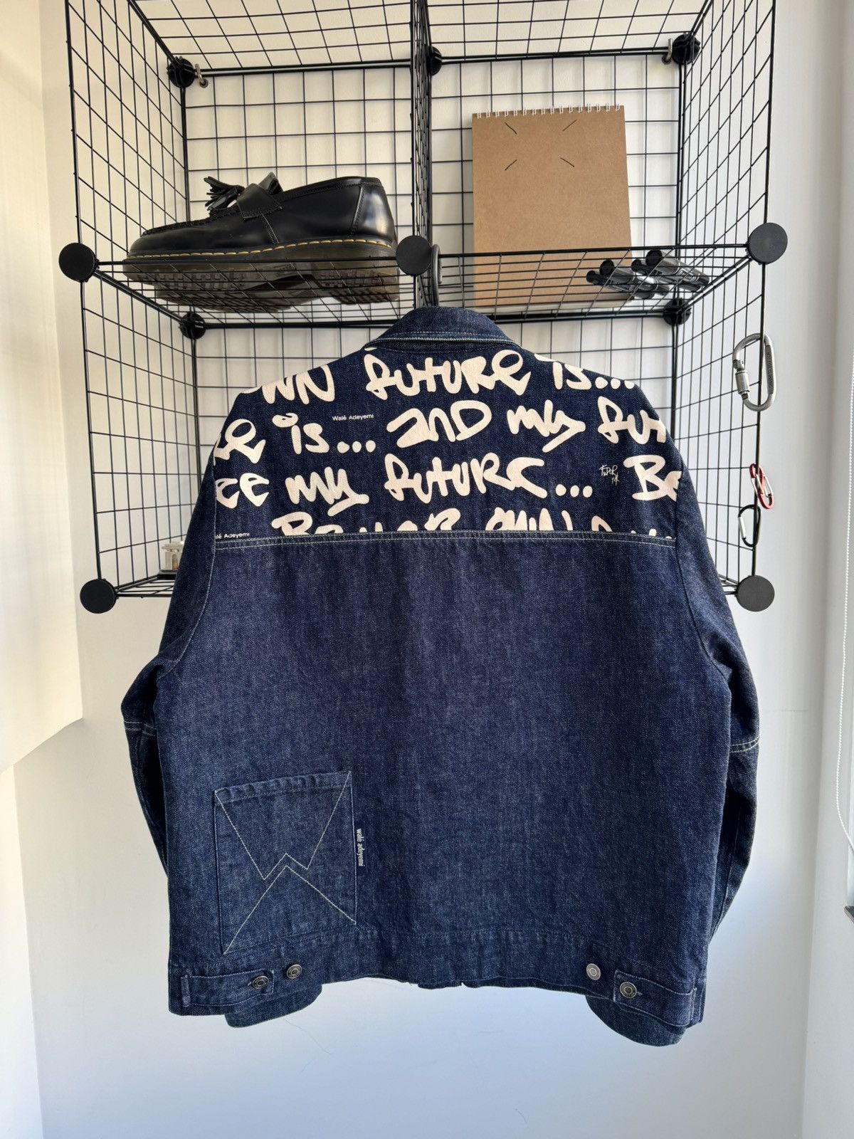 Japanese Brand × Vintage Wale Adeyemi B Side Mens Japan Denim Jacket Size US L / EU 52-54 / 3 - 1 Thumbnail