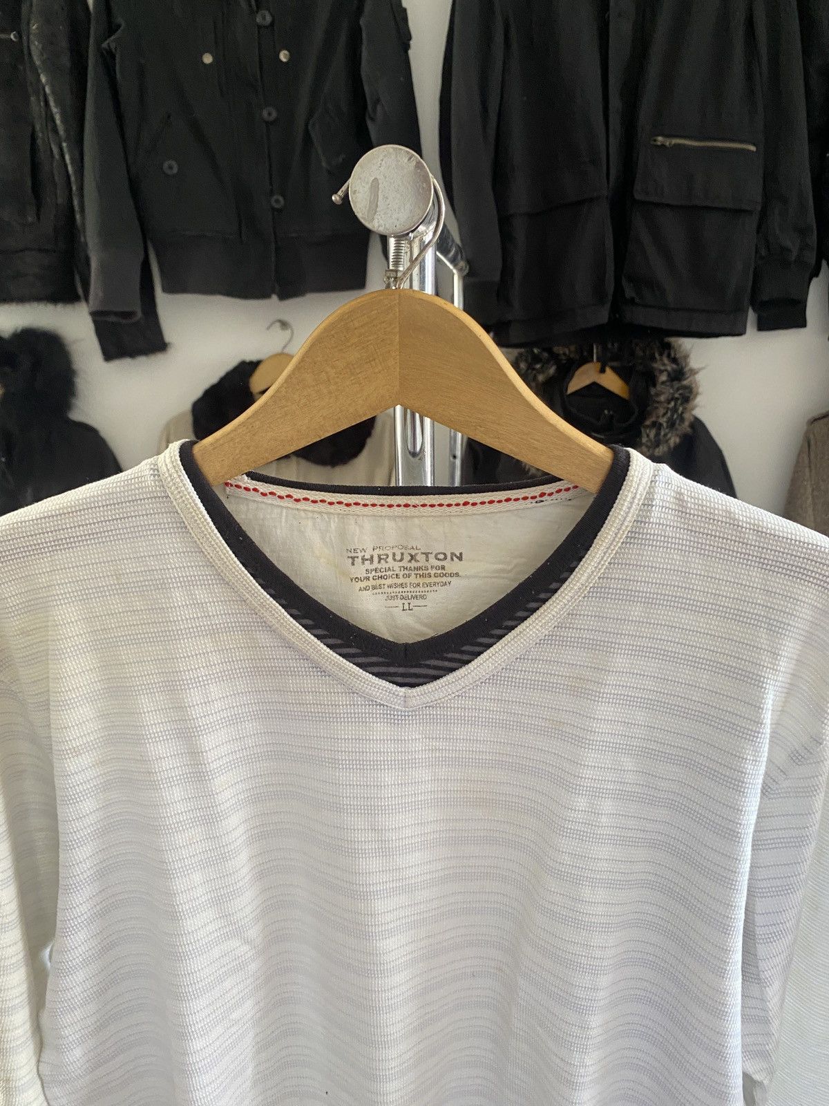 Raf Simons Japanese Thruxton Double Layer Jpg Style LONGSLEEVE Size US L / EU 52-54 / 3 - 5 Thumbnail