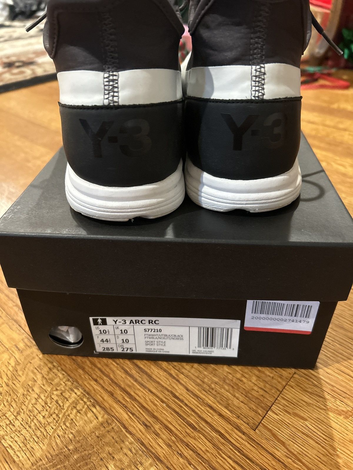 Y-3 Y-3 ARC RC White and Black Sneakers Size 10 Size US 10 / EU 43 - 3 Thumbnail