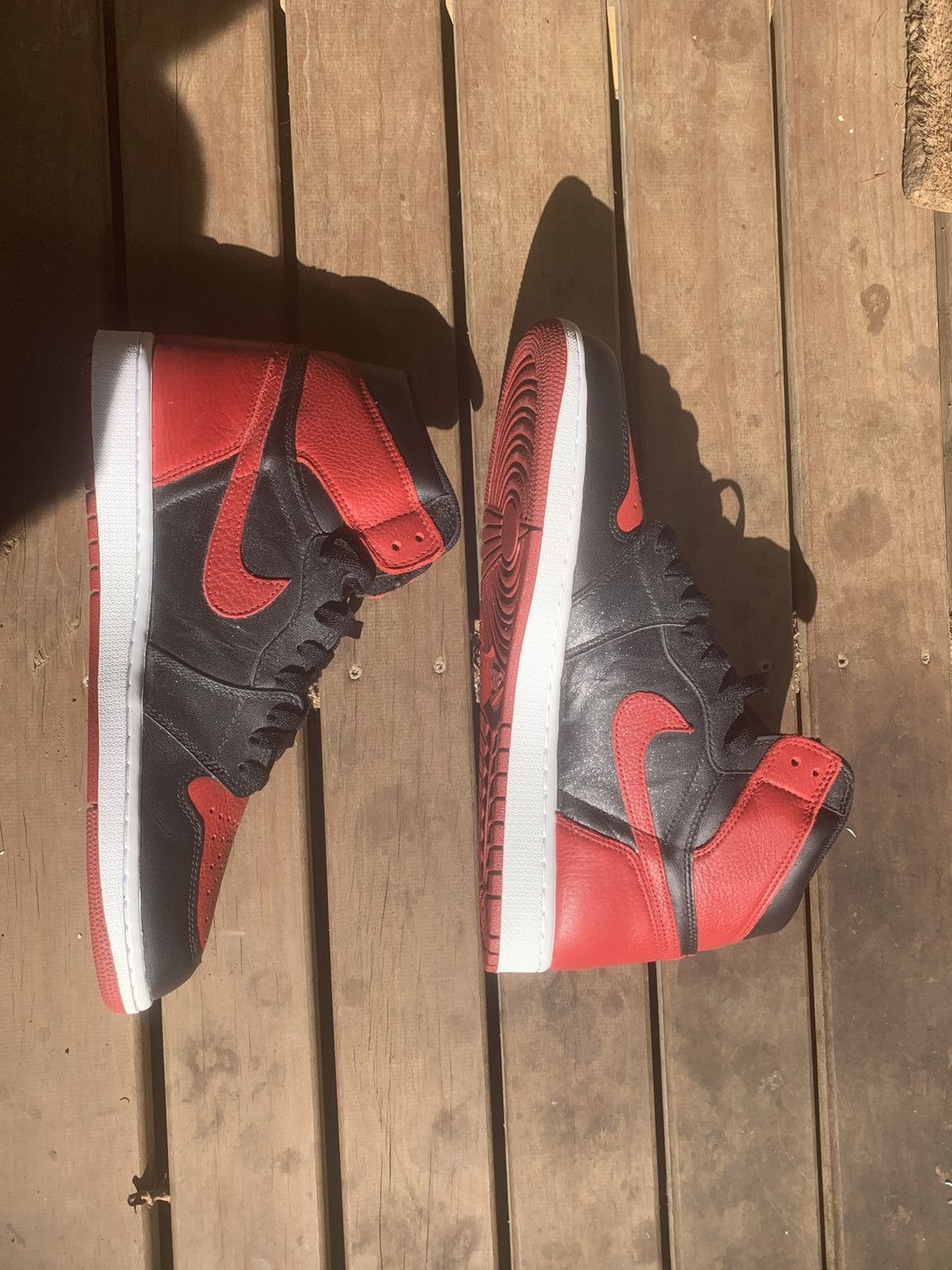 Jordan Brand × Nike Air Jordan 1 Bred 2016 US13 Size US 13 / EU 46 - 2 Thumbnail