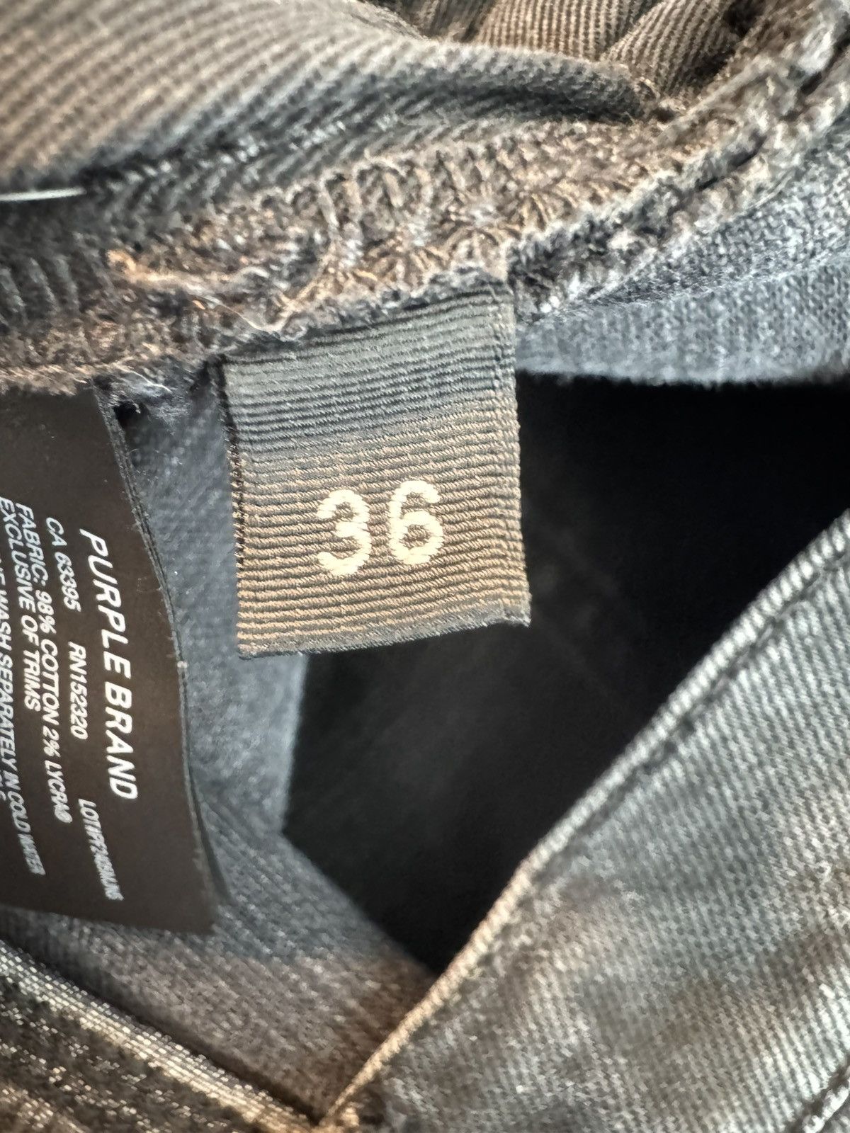 Purple Brand Purple Brand Denim Jeans Size US 36 / EU 52 - 7 Thumbnail