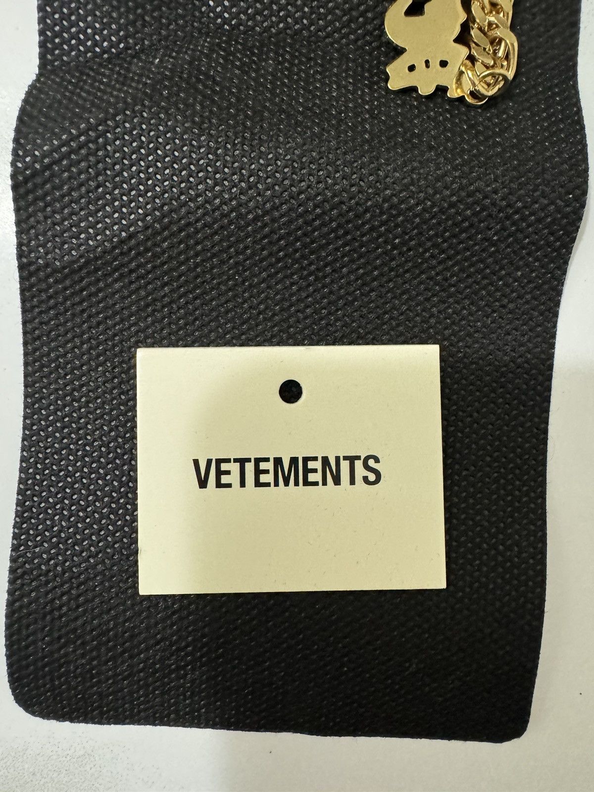 Vetements Vetements golden gothic necklace Size ONE SIZE - 6 Thumbnail
