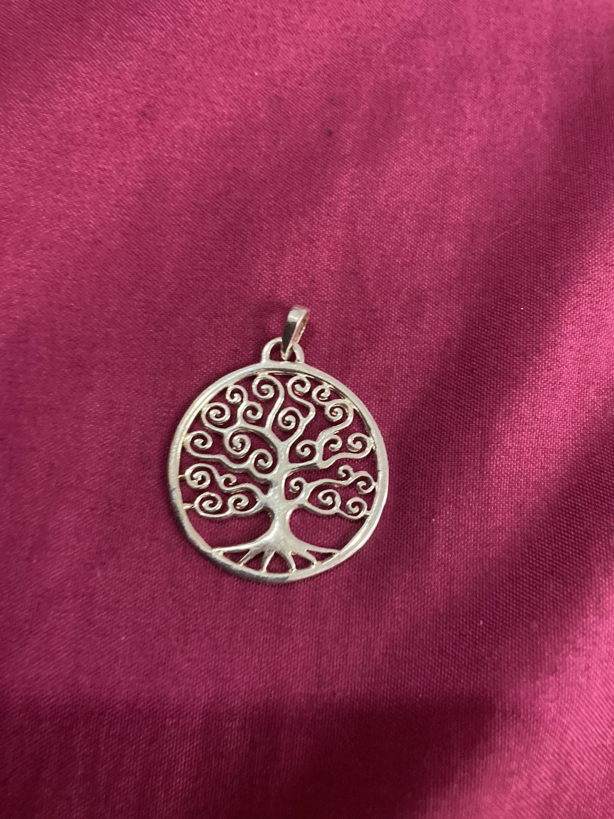 Other Swirly tree of life sterling silver pendant Size ONE SIZE - 1 Thumbnail