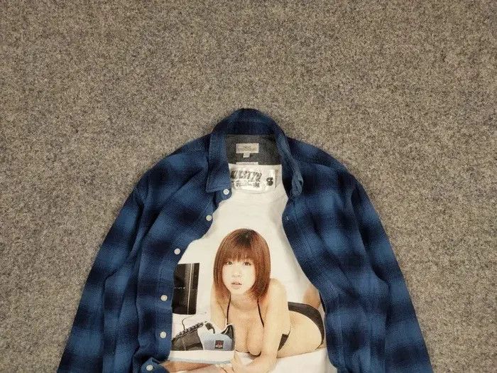 Flannel Vintage Flannel Shirt Checkered Travis Scott Style Y2K Size US S / EU 44-46 / 1 - 3 Thumbnail