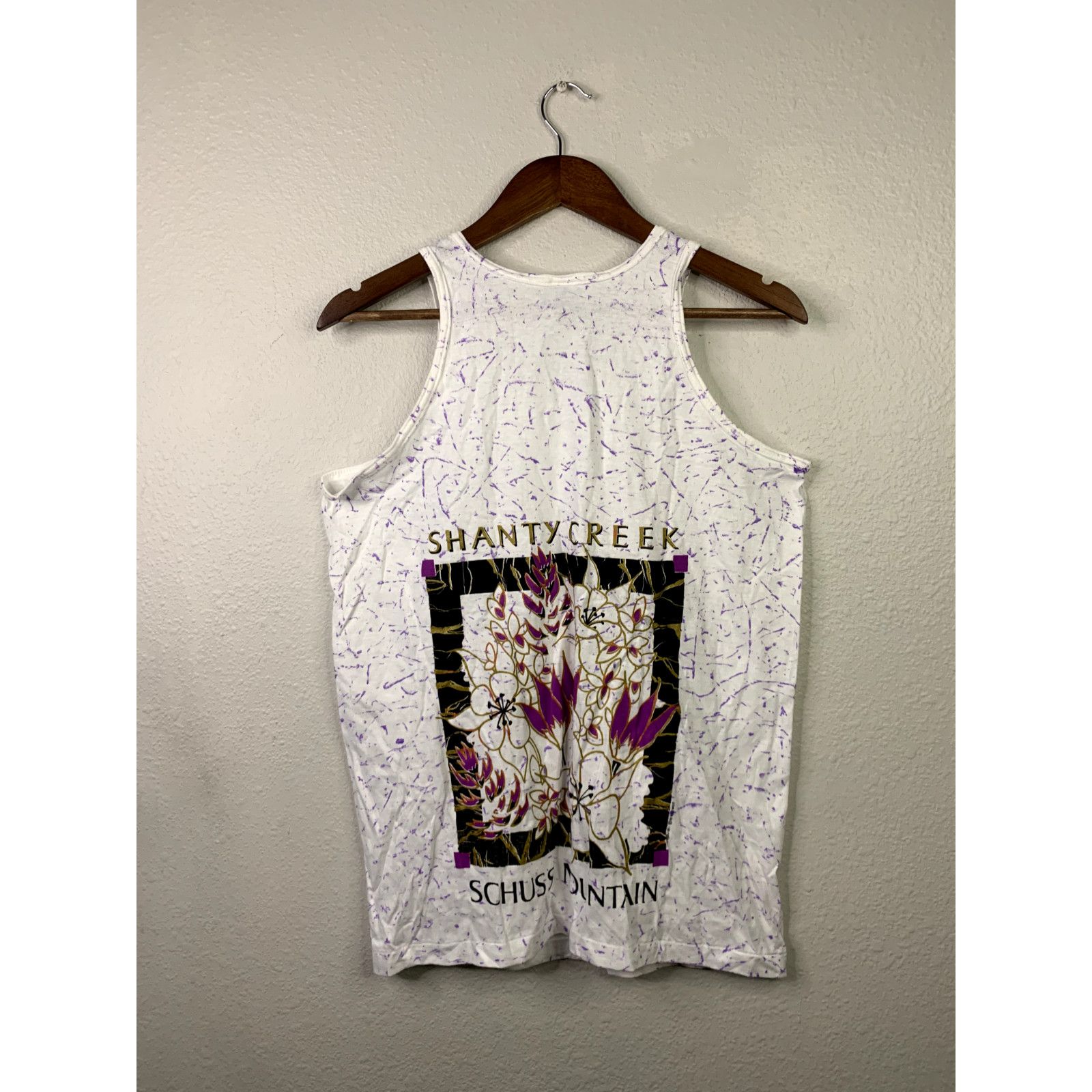 Vintage Vintage Schuss Mountain Shirt Shanty Creek Tee Tank Top VTG Size US M / EU 48-50 / 2 - 1 Thumbnail