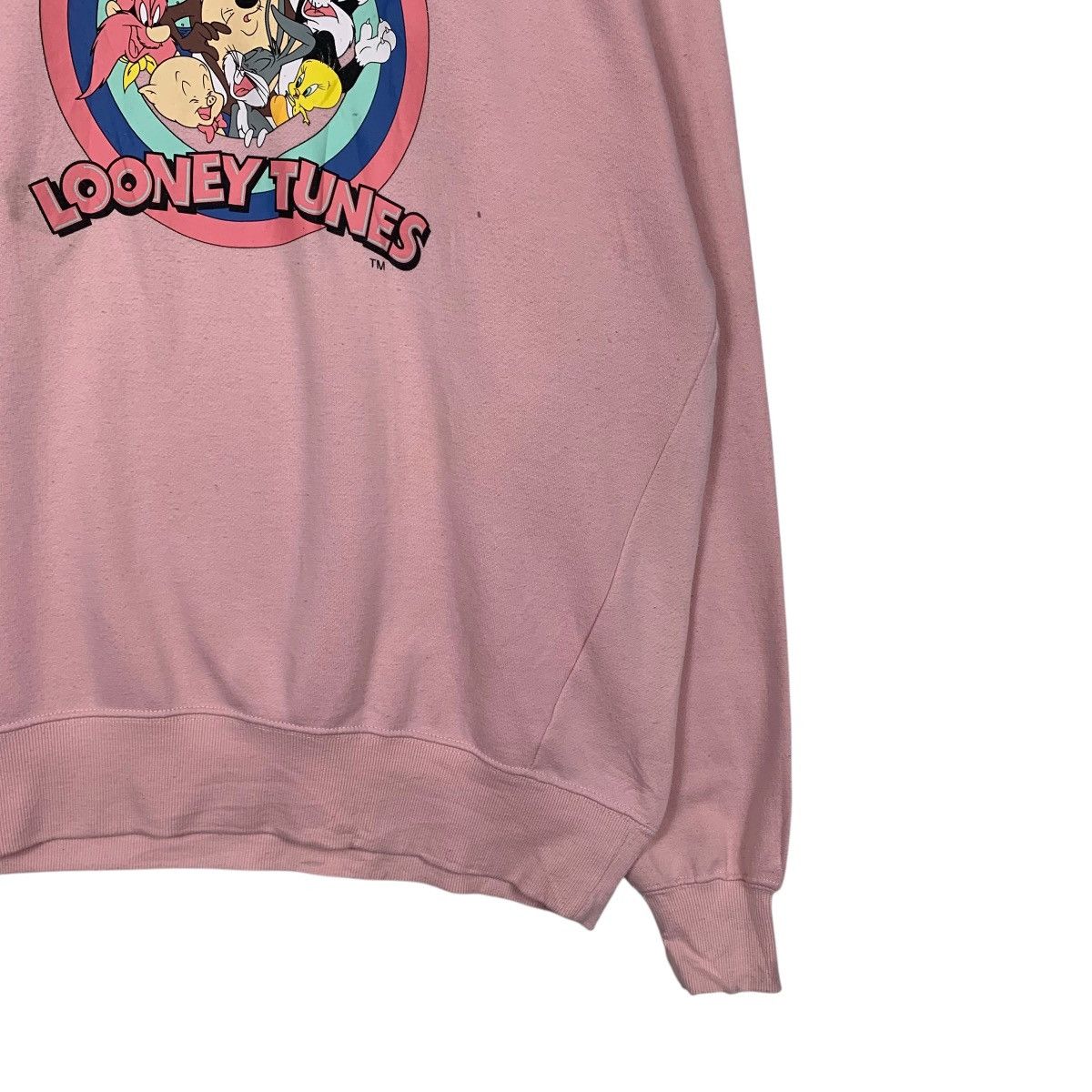 Japanese Brand Looney Tunes Pink Crewneck Sweatshirt Size US M / EU 48-50 / 2 - 4 Thumbnail