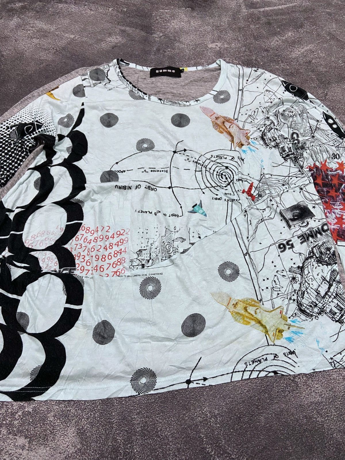 Yohji Yamamoto Vintage Long Sleeve Gomme ART Size M / US 6-8 / IT 42-44 - 2 Thumbnail
