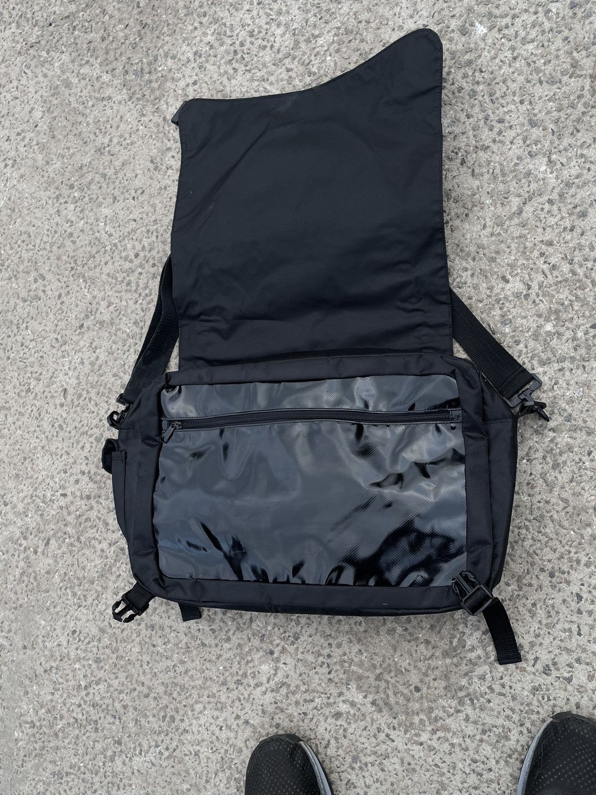 Other 🔥 VINTAGE MESSENGER BAG Y2K CROSSBODY DRILL BLOKECORE 🔥 Size ONE SIZE - 9 Thumbnail