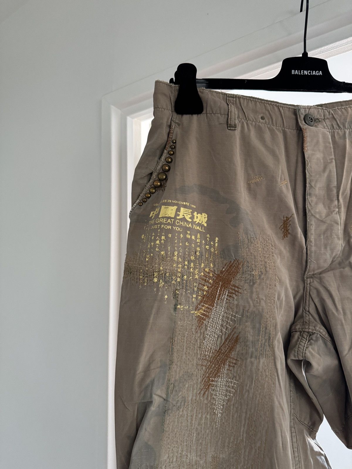 The Great China Wall *RARE* VINTAGE 90s ARCHIVES GREAT CHINA WALL 1/1 CARGO PANTS Size US 32 / EU 48 - 6 Thumbnail