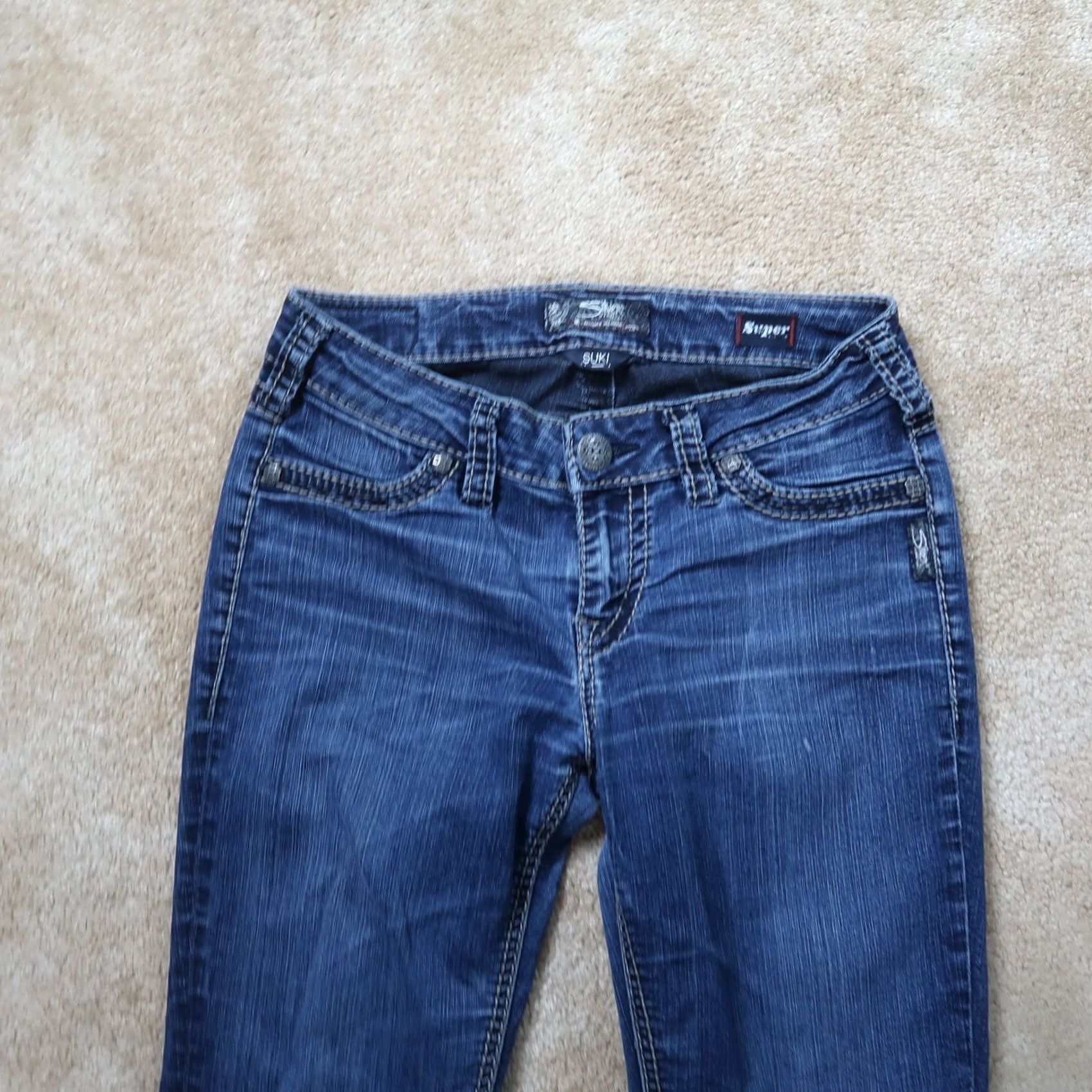 Silver Jeans Co. Silver Jeans Suki Skinny Jeans Women 28x31 Blue Denim Stretch Size 28" / US 6 / IT 42 - 2 Thumbnail