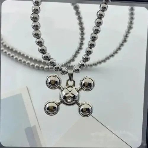 VIBE Bead Chain Quadangle Ball Necklace Size ONE SIZE - 3 Thumbnail