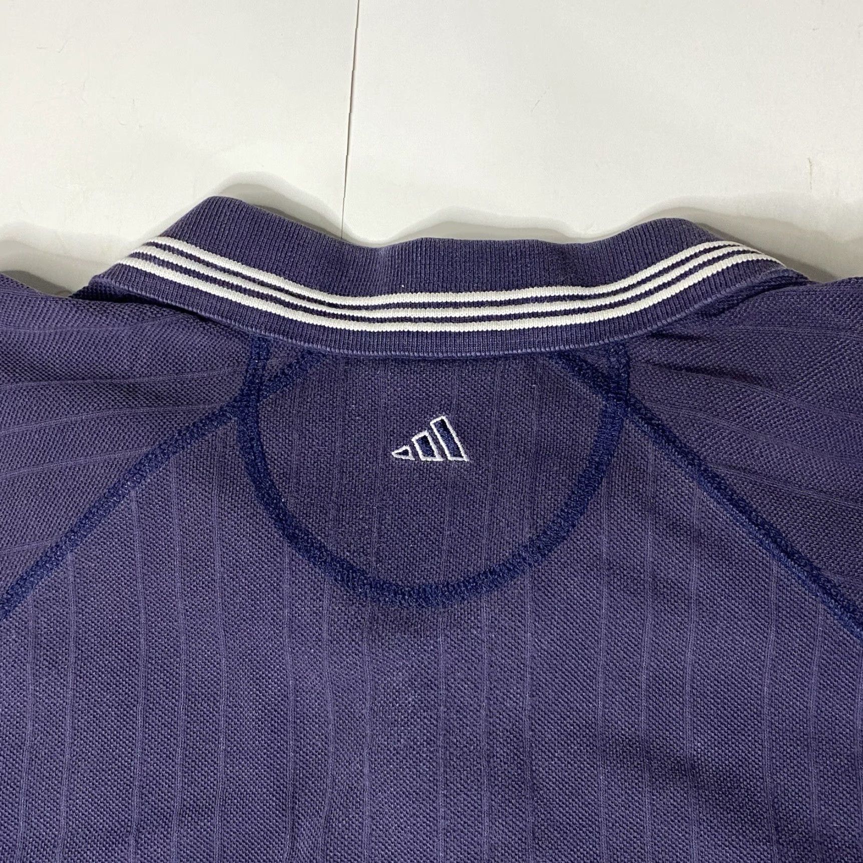 Adidas VINTAGE Adidas Golf Polo Shirt Mens L Blue White Embroidered Logo Size US L / EU 52-54 / 3 - 6 Thumbnail
