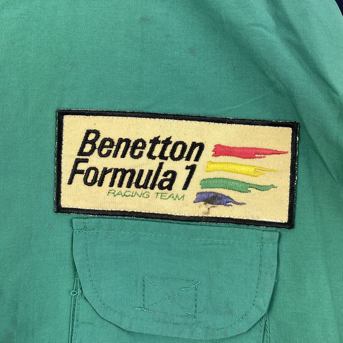 Benetton Vintage Benetton Formula 11 Jacket Racing Team Big Logo Size US L / EU 52-54 / 3 - 3 Thumbnail