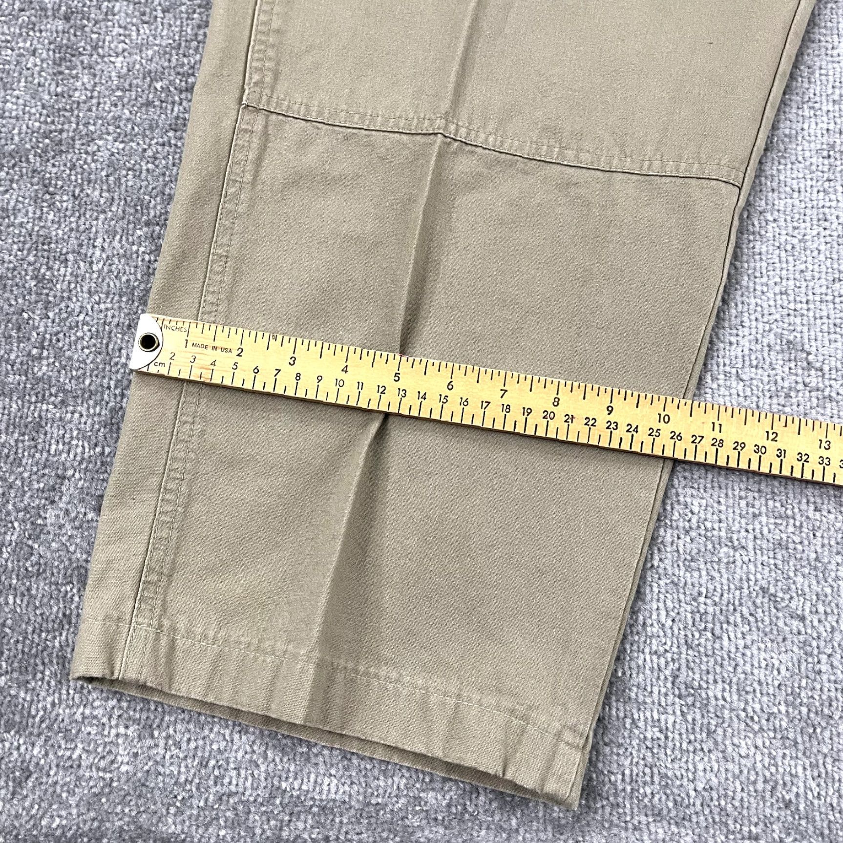 Vintage BLACKHAWK! Pants Men 38 x 30 Brown Utility Pockets Military Workwear Canvas Casual Jeans Trousers 5-Pocket Design Mens Size US 30 / EU 46 - 6 Thumbnail