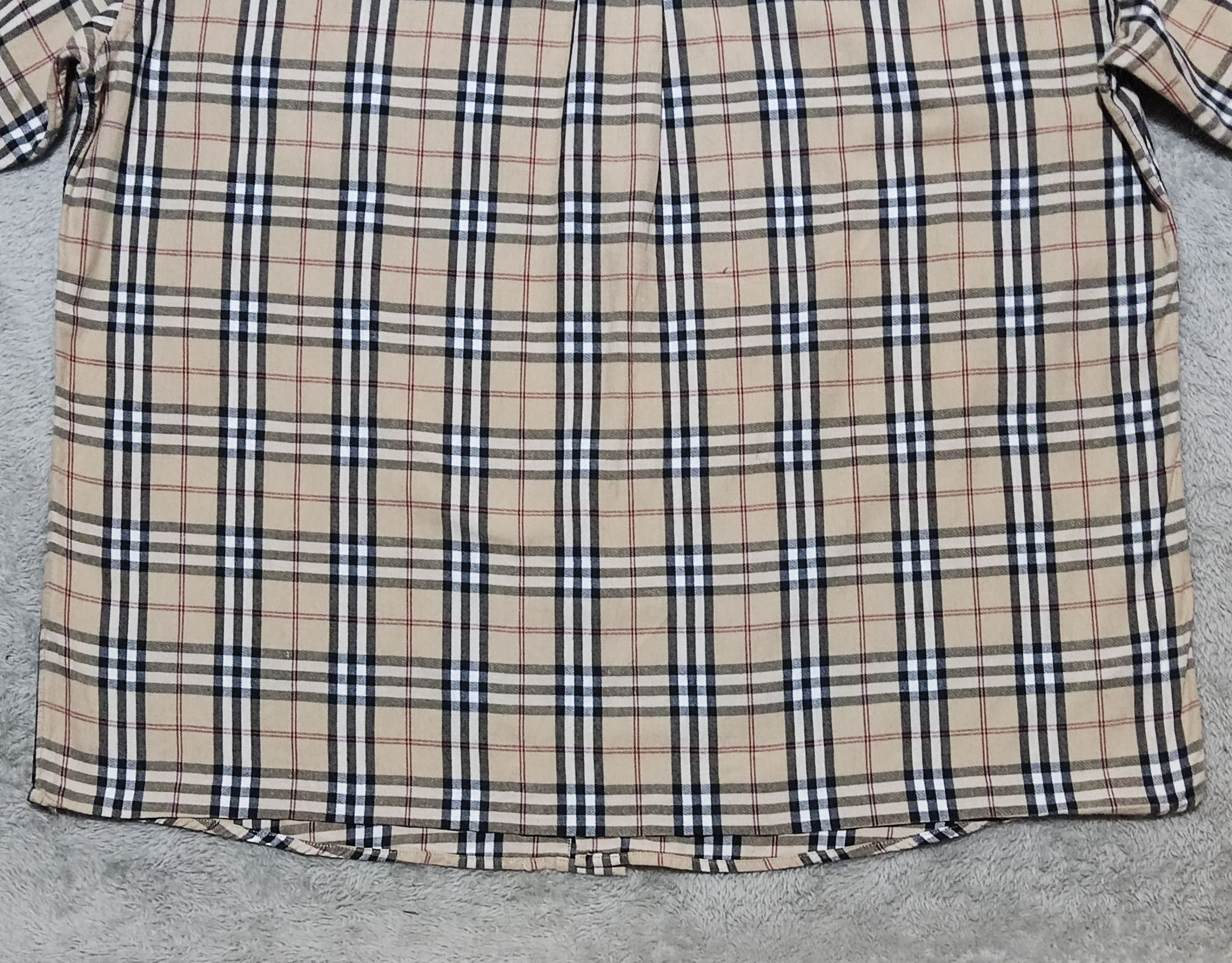 Burberry Vintage 80 Blueberrys Rodeo Club Nova Check Single Stitch Size US L / EU 52-54 / 3 - 12 Thumbnail