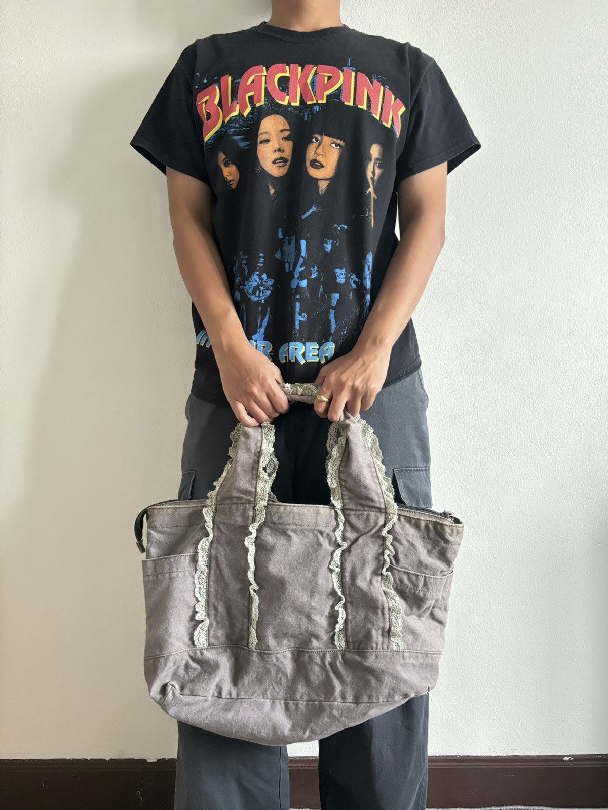 If Six Was Nine Complete Girls Tote Zip Bag Faded Size ONE SIZE - 5 Thumbnail