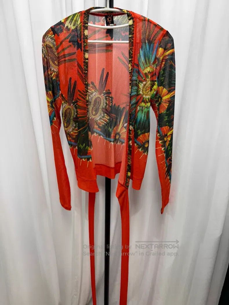 Jean Paul Gaultier Jean Paul Gaultier Net Lace-up Cardigan Size US S / EU 44-46 / 1 - 8 Thumbnail