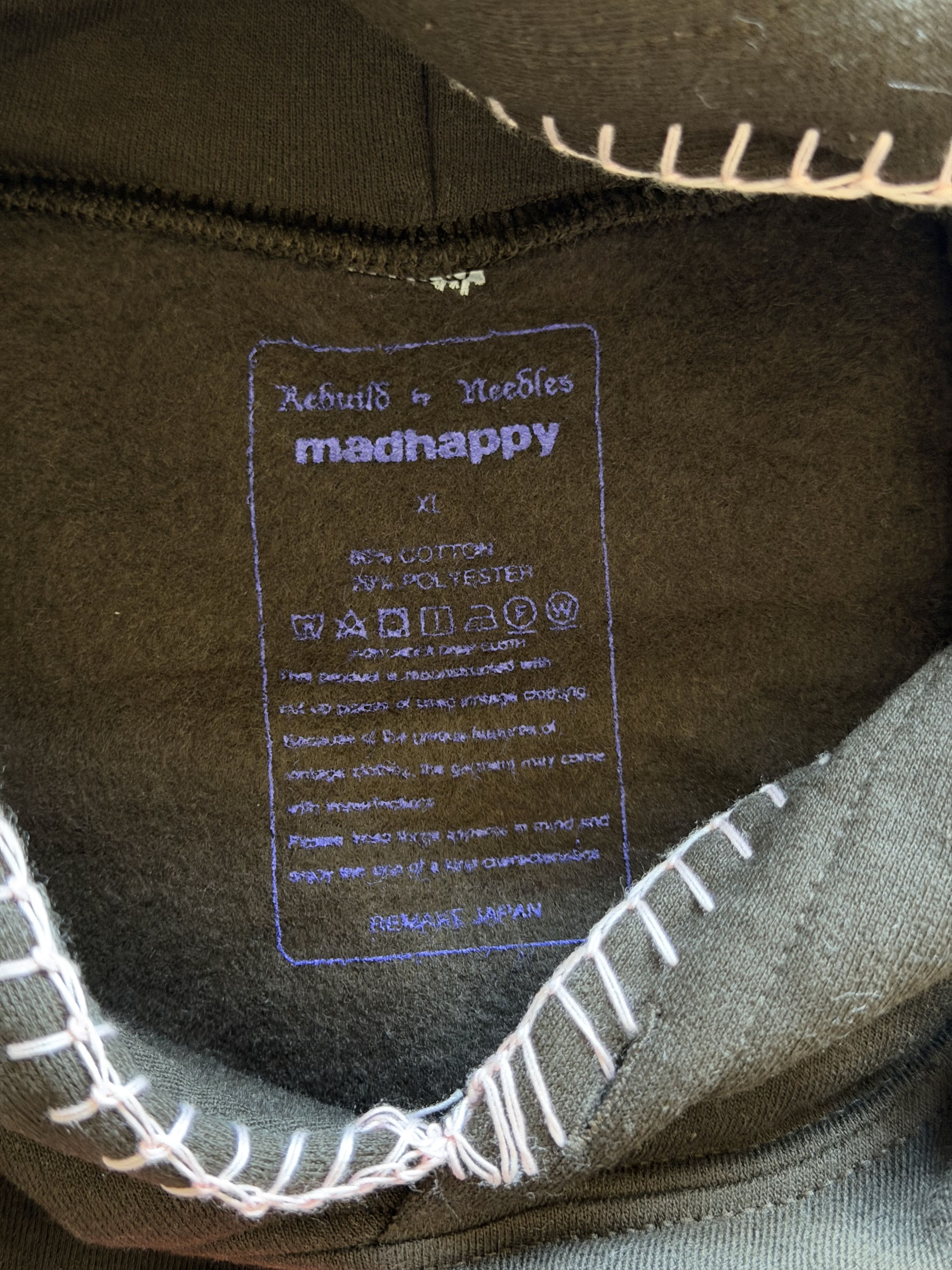 Needles Needles Madhappy 5 Cuts Cooper Hoodie in Brown Size US XL / EU 56 / 4 - 6 Thumbnail