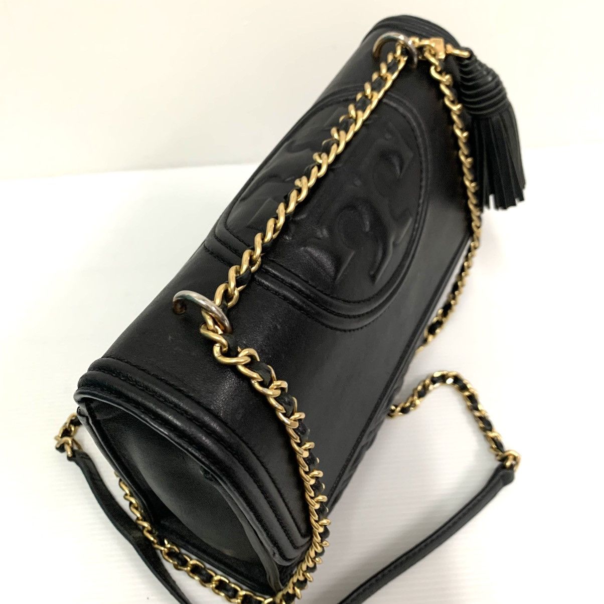 Tory Burch Tory Burch Leather Chain Shoulder Bag Size ONE SIZE - 4 Thumbnail