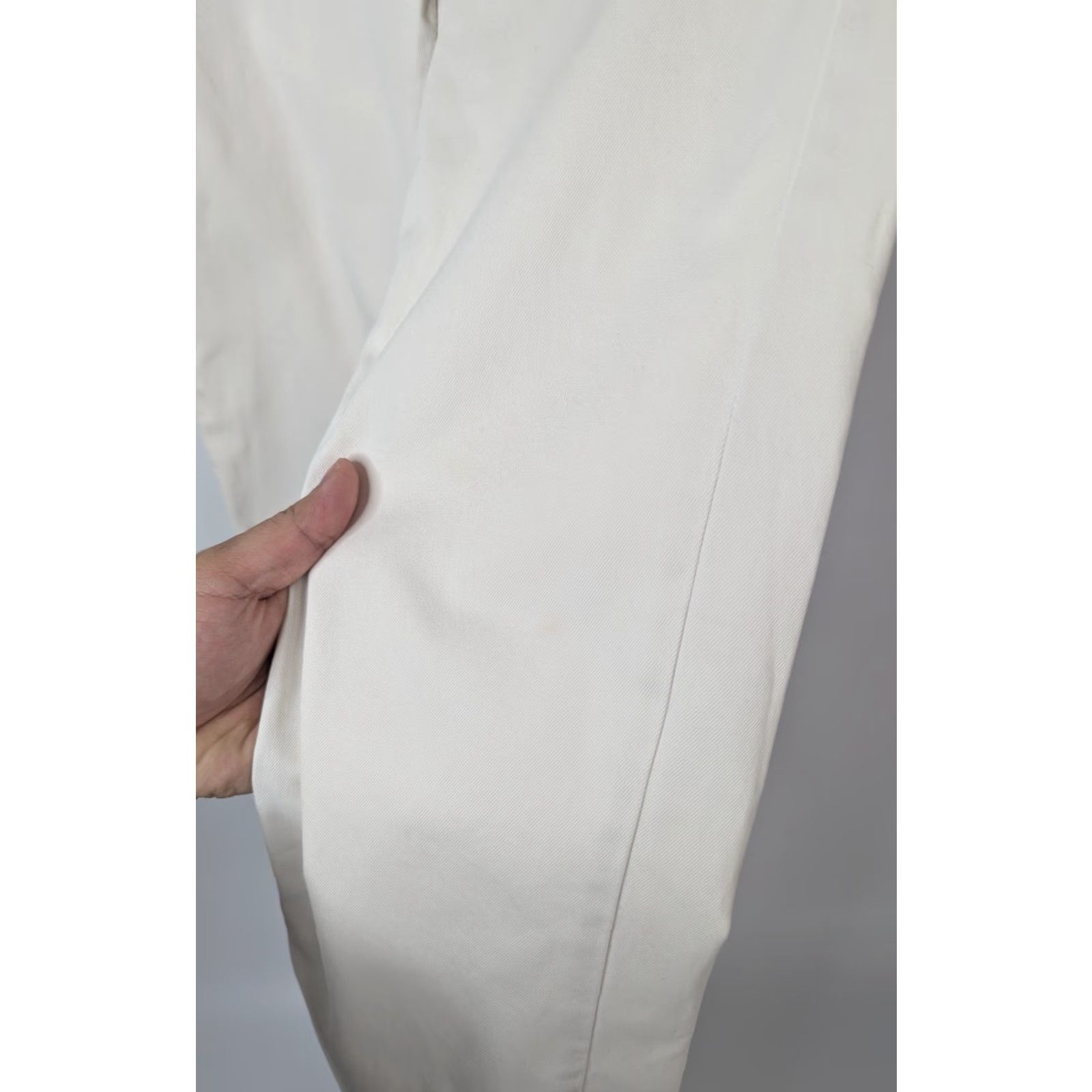 Levi's Levi's Pants Shirt Twills Utility Cotton White Cream Chino Women Size 6 Regular Mid Rise Pants Casual Vintage? No. Size 28" / US 6 / IT 42 - 3 Thumbnail