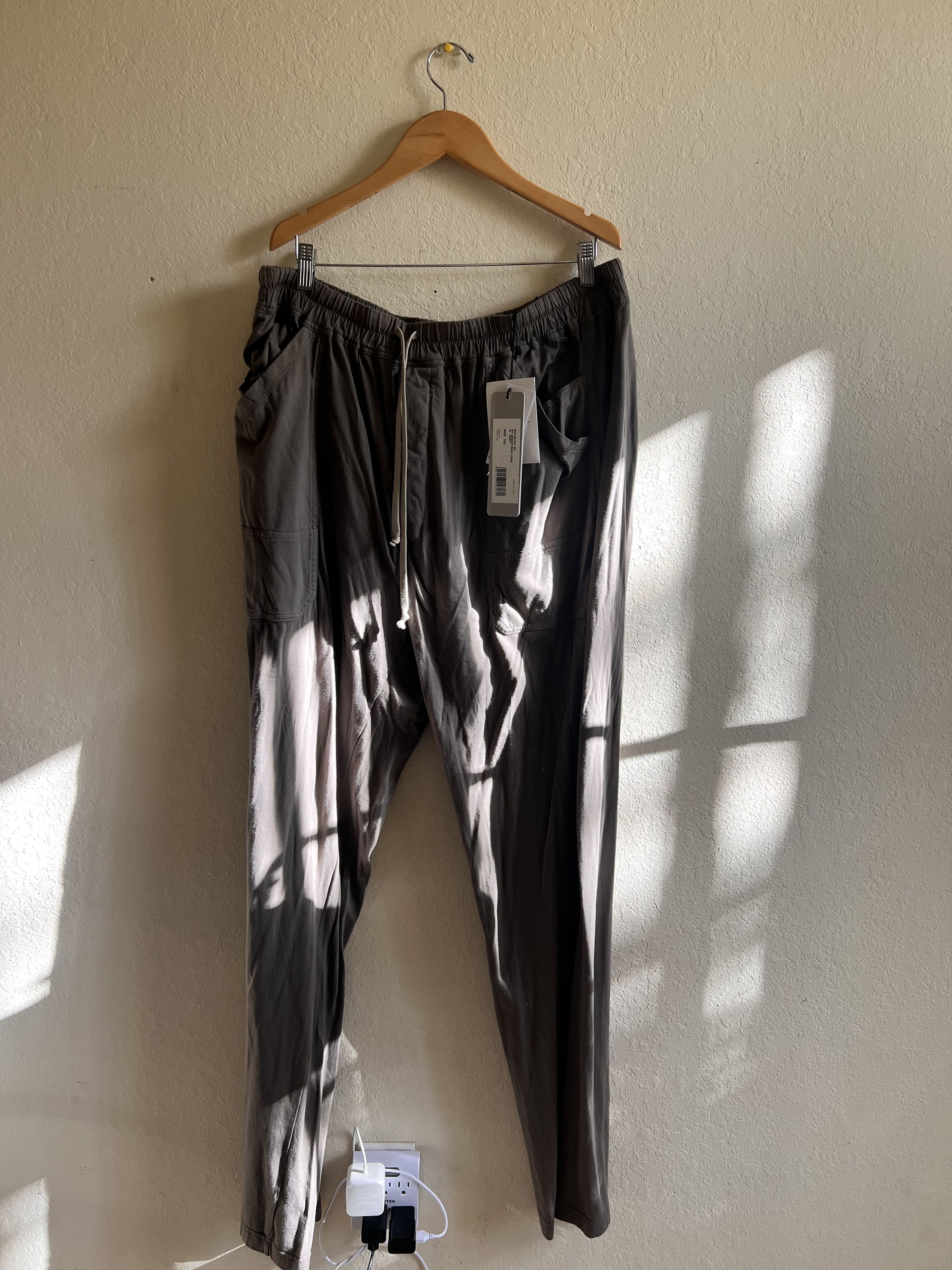 Rick Owens Drkshdw Rick Owens x DRKSHDW US 2XL Drawstring Track Pants Dust Size US 40 / EU 56 - 4 Thumbnail