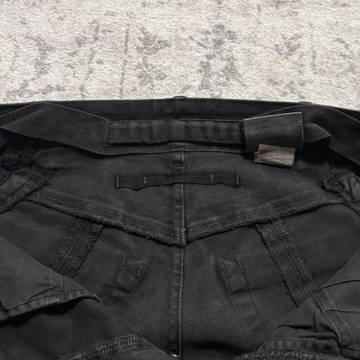 Julius Julius SAMPLE Drop Crotch Tapered Denim Jeans Black Size US 32 / EU 48 - 6 Thumbnail