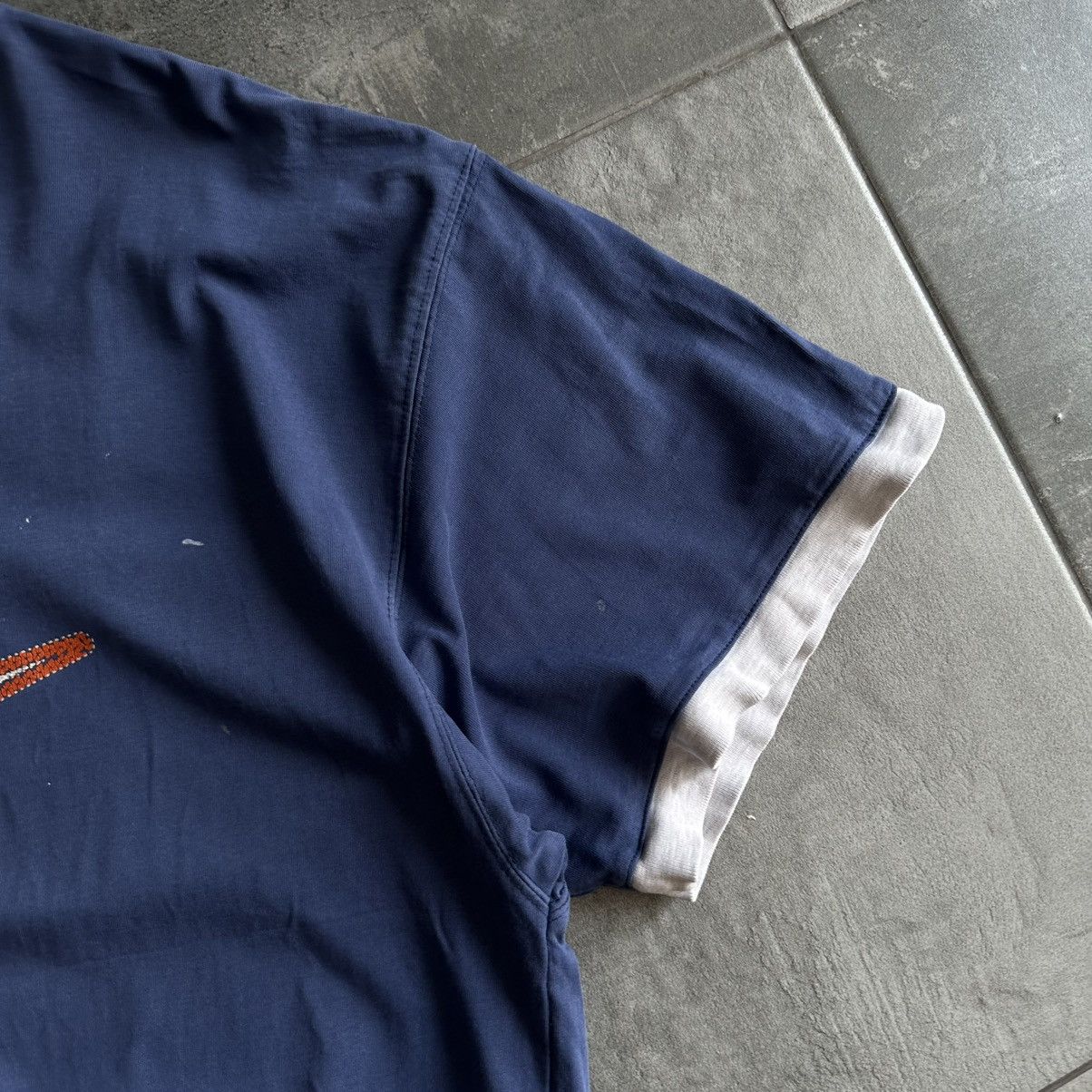 Nike × Vintage Vintage Nike T-shirts Centre Swoosh Ugly Fashion Y2K 00s Size US XXL / EU 58 / 5 - 7 Thumbnail
