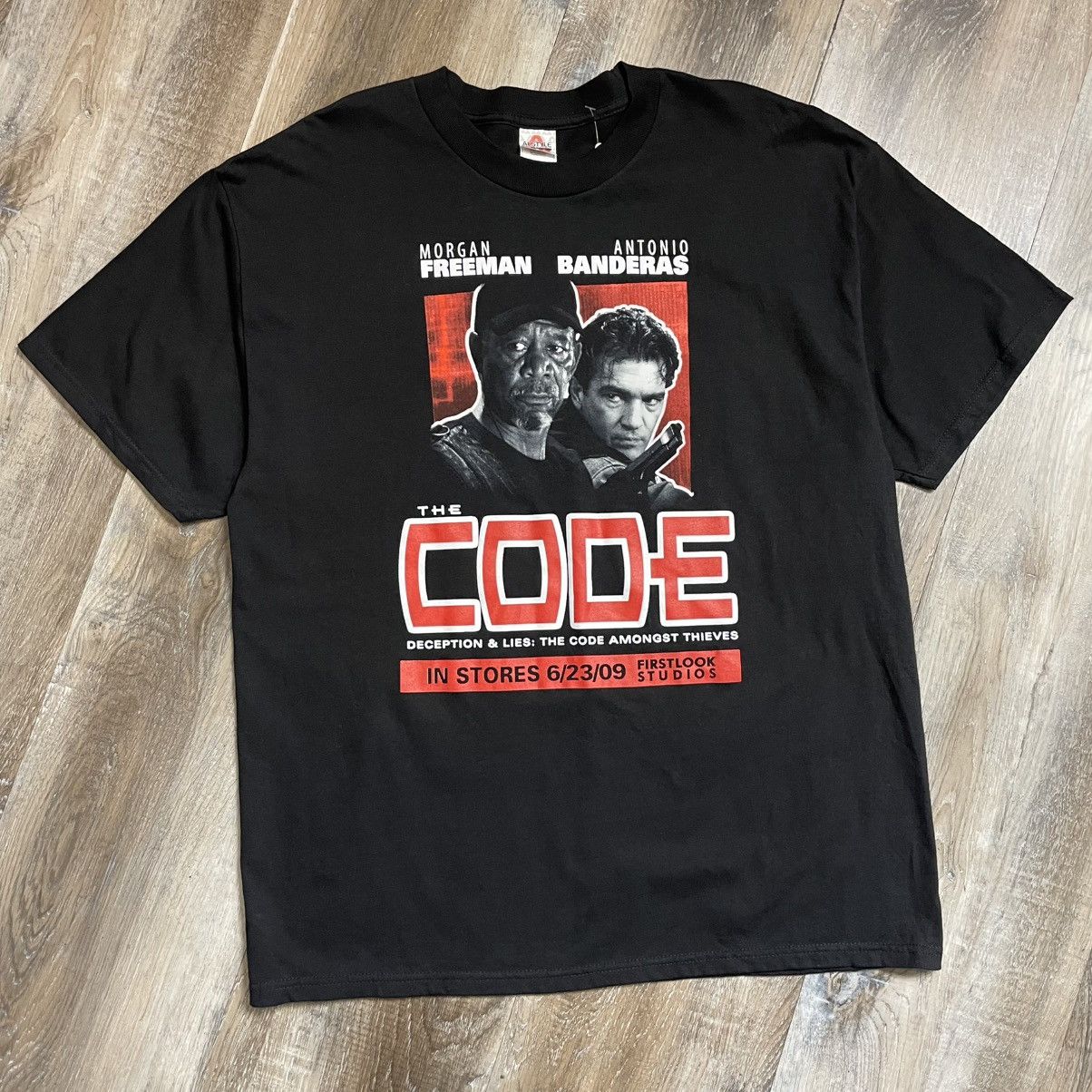 AAA The Code Vintage Movie Promo Tee Shirt Mens XL Poster Print Size US XL / EU 56 / 4 - 1 Thumbnail