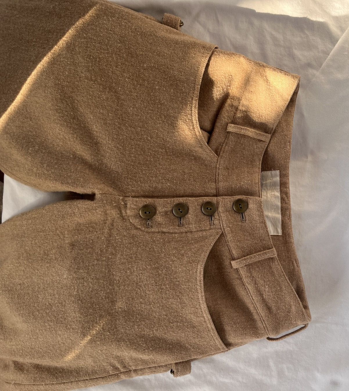 Beauty Beast Beauty:Beast cool pocket wool khaki tapered trouser Size US 29 - 7 Thumbnail