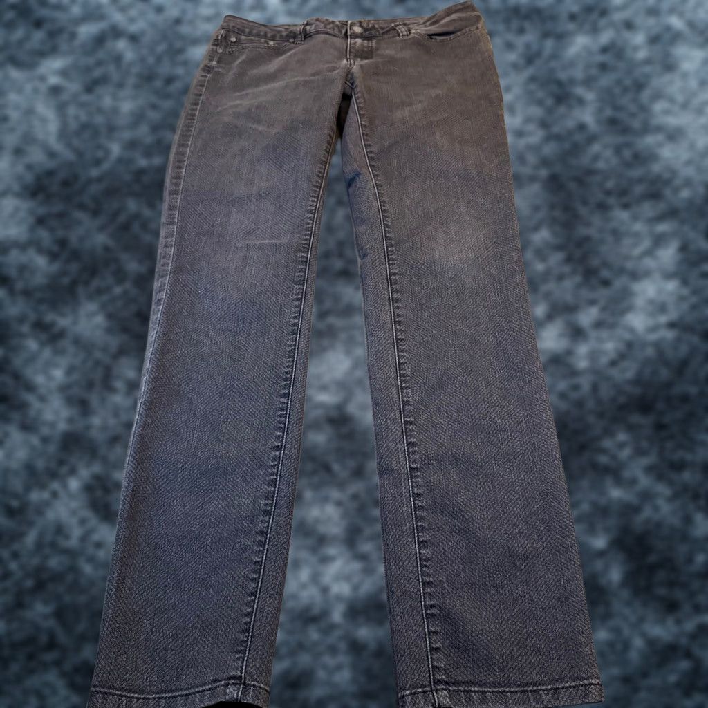 Prana prAna Kara Jeans Womens Size 10 Gray Stretch Organic Cotton Denim 5-Pocket Slim Skinny Moderate Rise GrAy Size 32" / US 10 / IT 46 - 1 Thumbnail