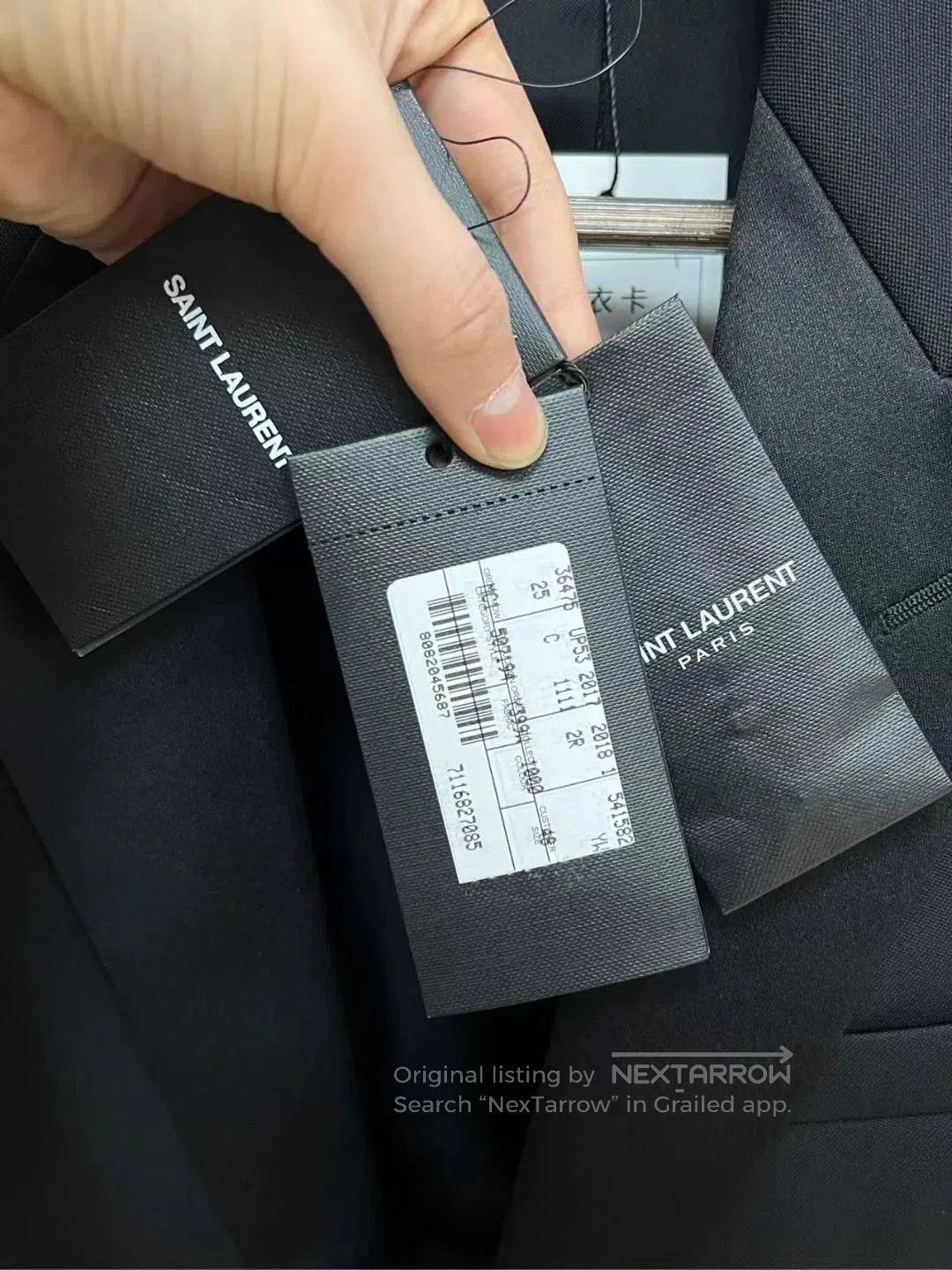 Saint Laurent Paris SLP Satin Shawl Collar Suit. Size US M / EU 48-50 / 2 - 3 Thumbnail