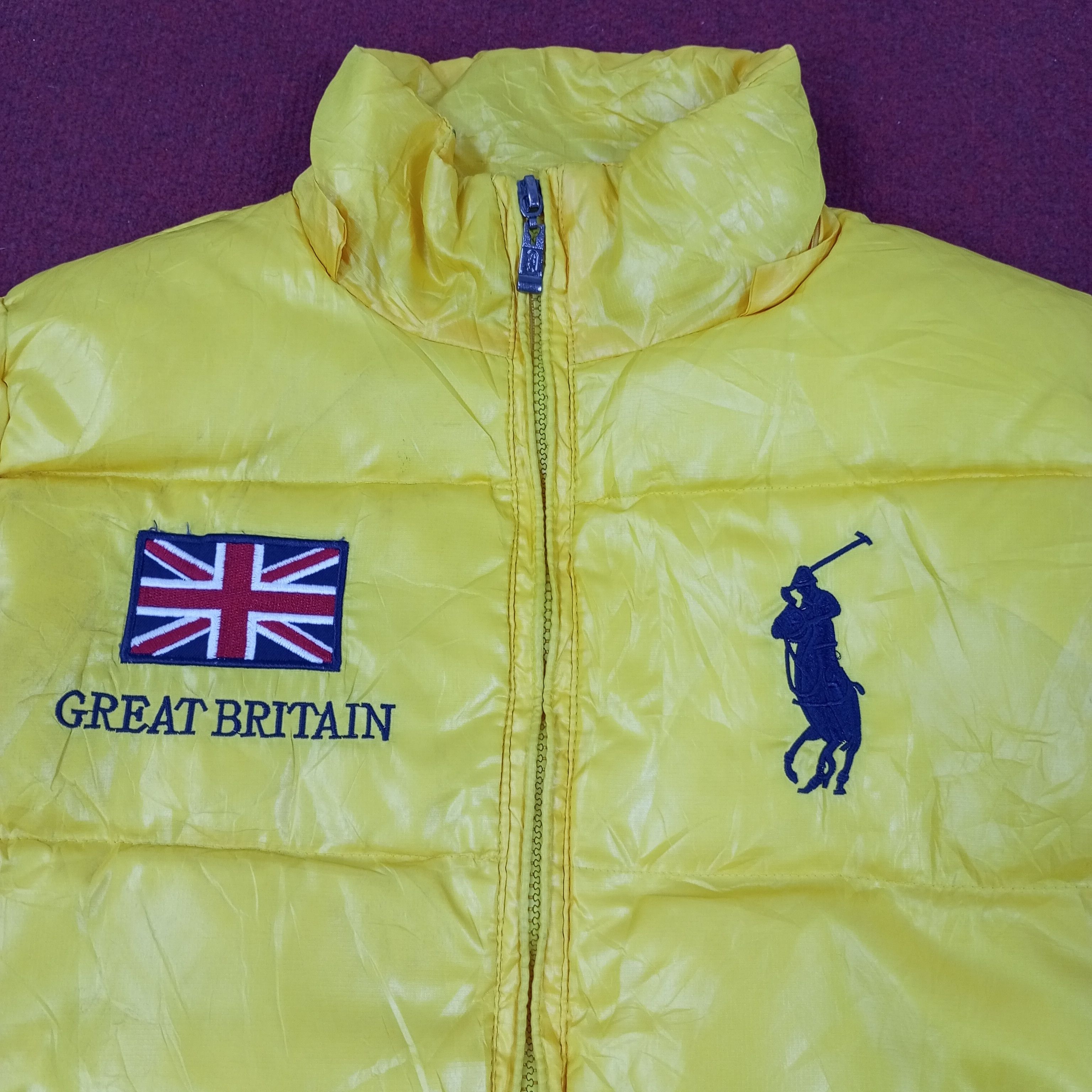Polo Ralph Lauren × Vintage Polo By Ralph Lauren Great Britain Design Puffer Jacket Size US S / EU 44-46 / 1 - 5 Thumbnail